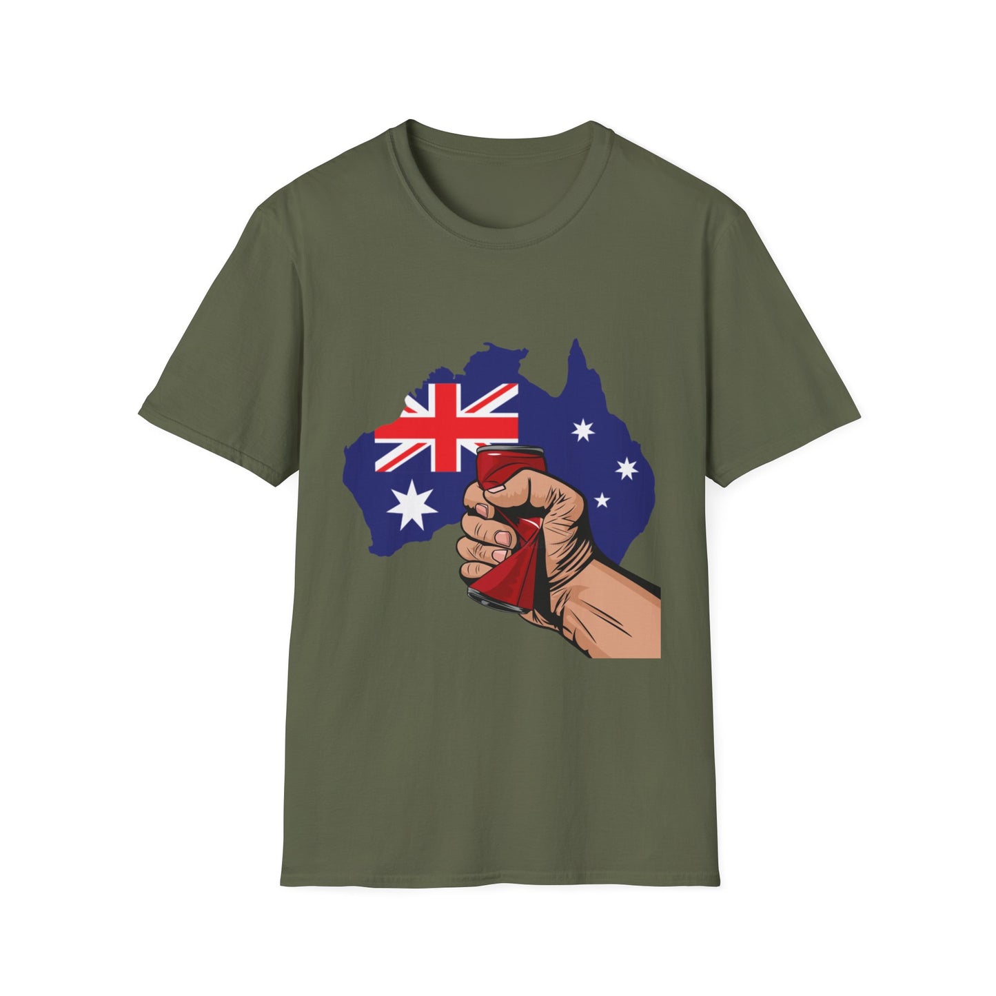 Australia Fist Flag T-Shirt — Patriotic Aussie Pride Tee