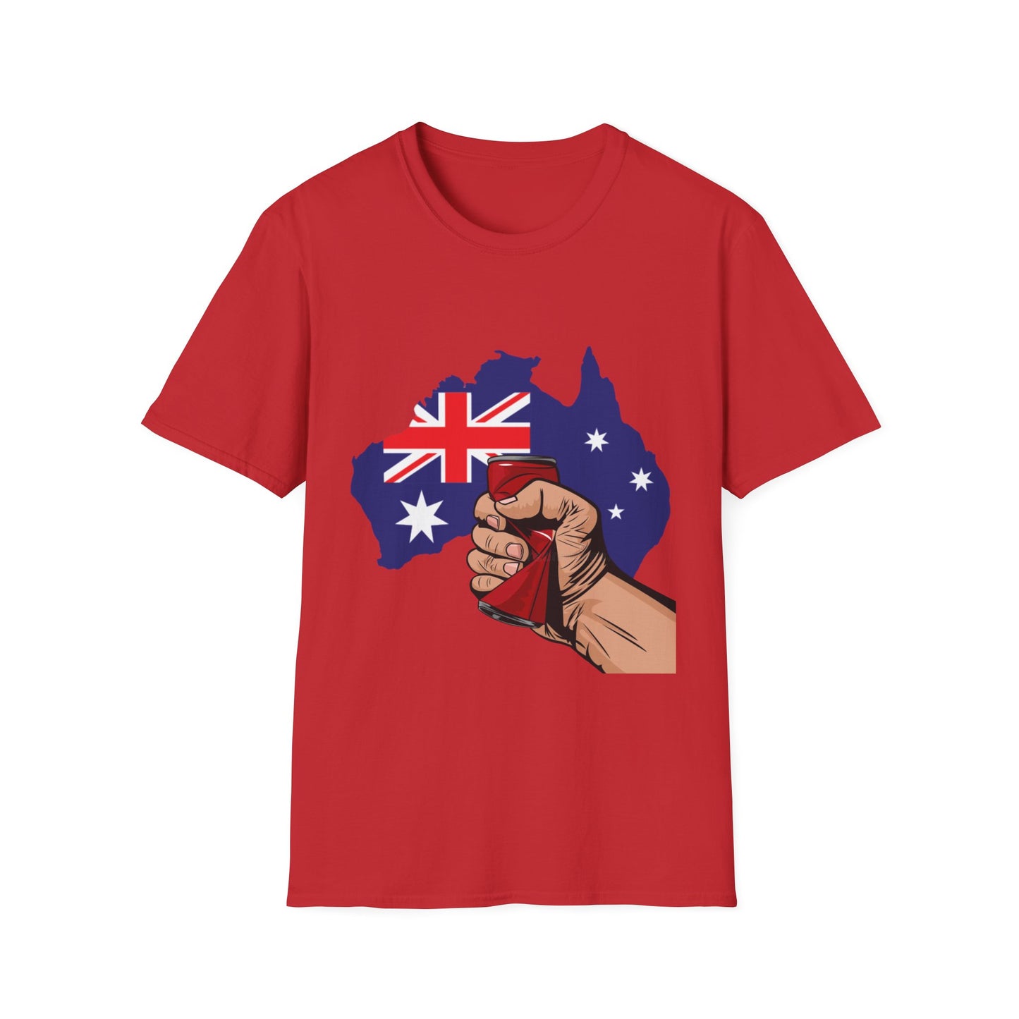 Australia Fist Flag T-Shirt — Patriotic Aussie Pride Tee