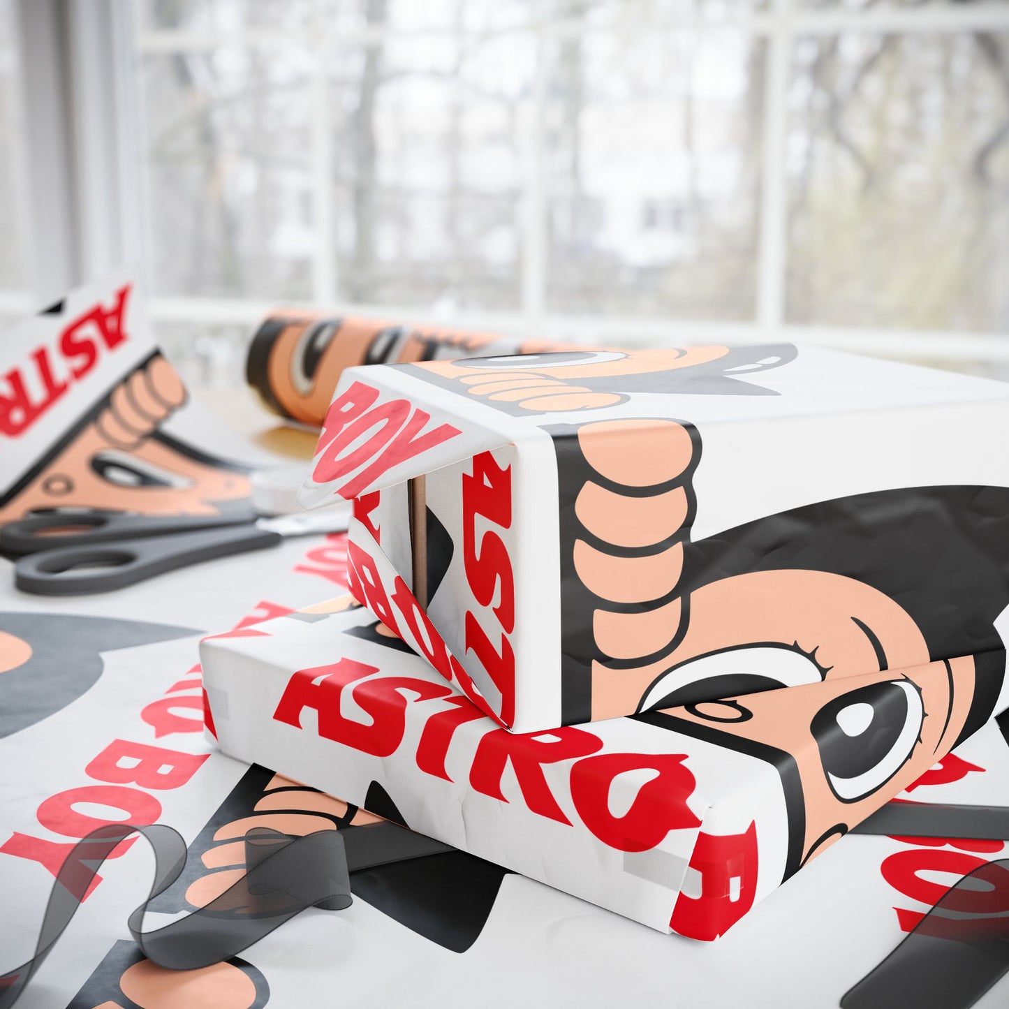 Astro Boy Wrapping Paper Roll — Retro Anime Gift Wrap for Fans & Holidays