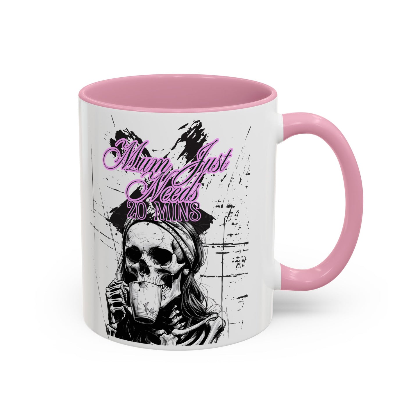 Mum Just Needs 20 min | Perfect for Coffee Lovers, Halloween Decor,