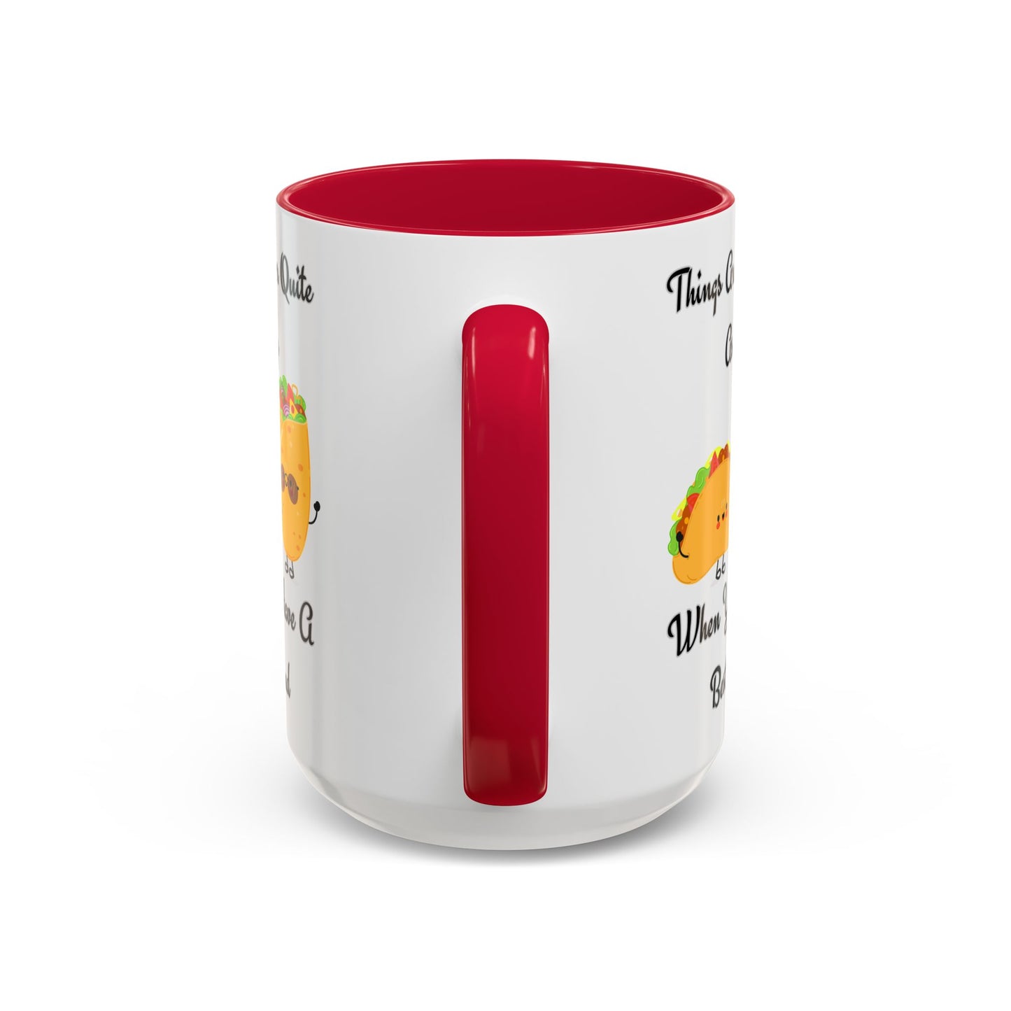 Best Friend Taco Mugs, Colorful Coffee Cups, Cute Gift for Friends