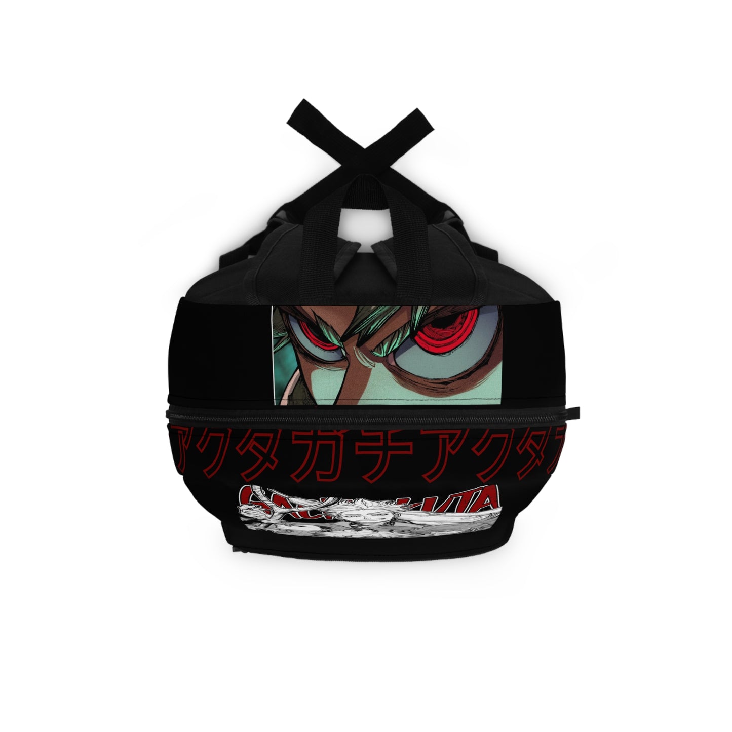 Gachiakuta Squad Character Collage Backpack  Manga Black School Bag