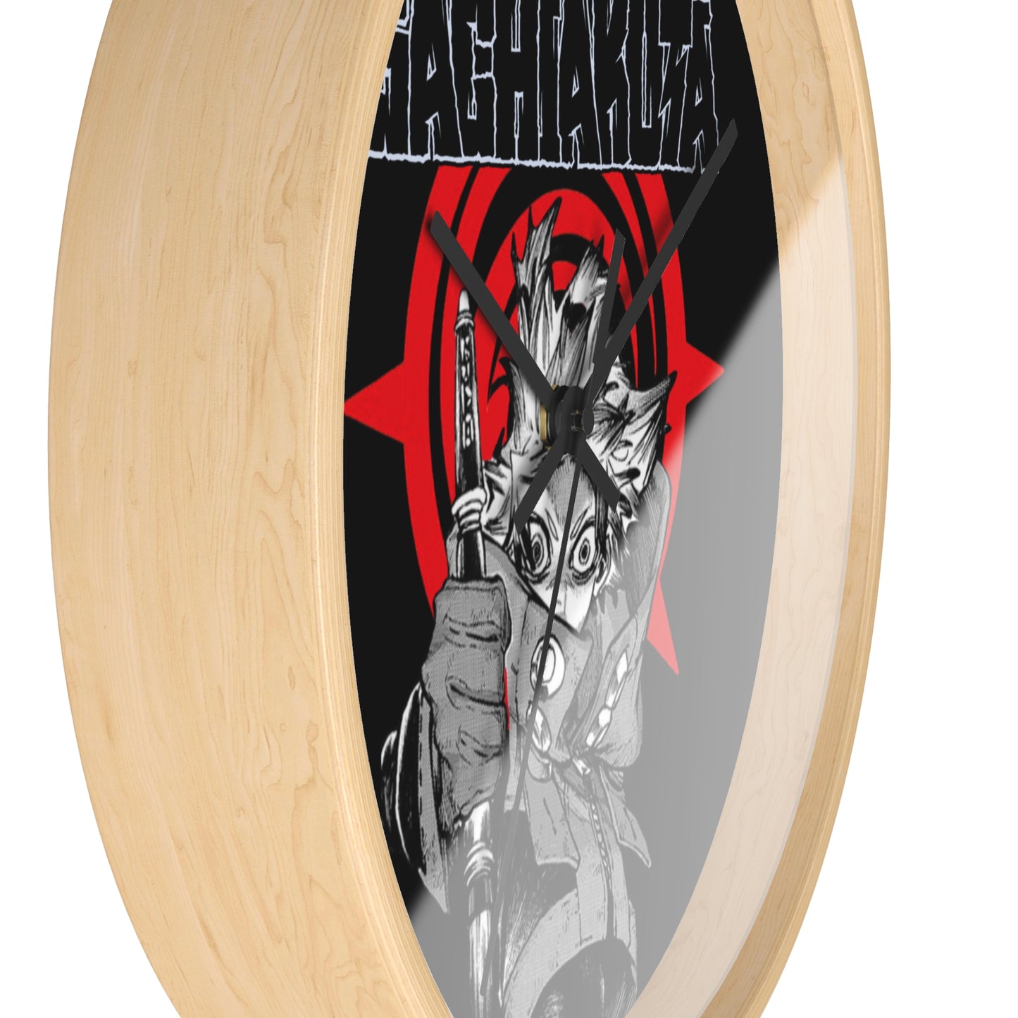 Gachiakuta Anime Character Wall Clock | Red Target Graphic, Manga Style