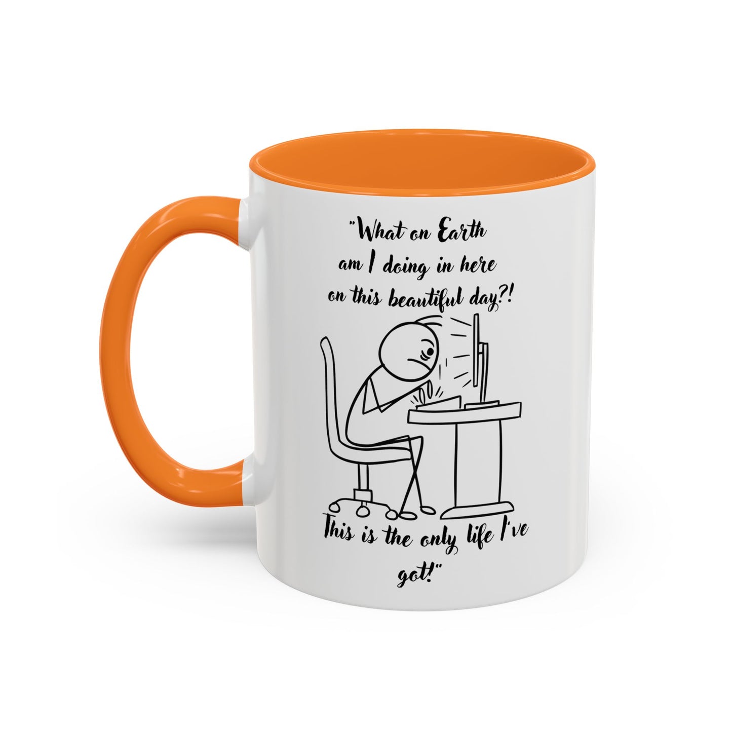 What am I doing here Coffee Mug | Fun Gift for Cat Lovers,