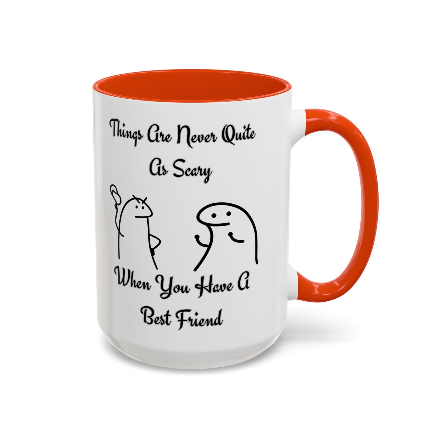 Best Friend Coffee Mug, Colorful Friendship Mug, Cute Gift for Friends