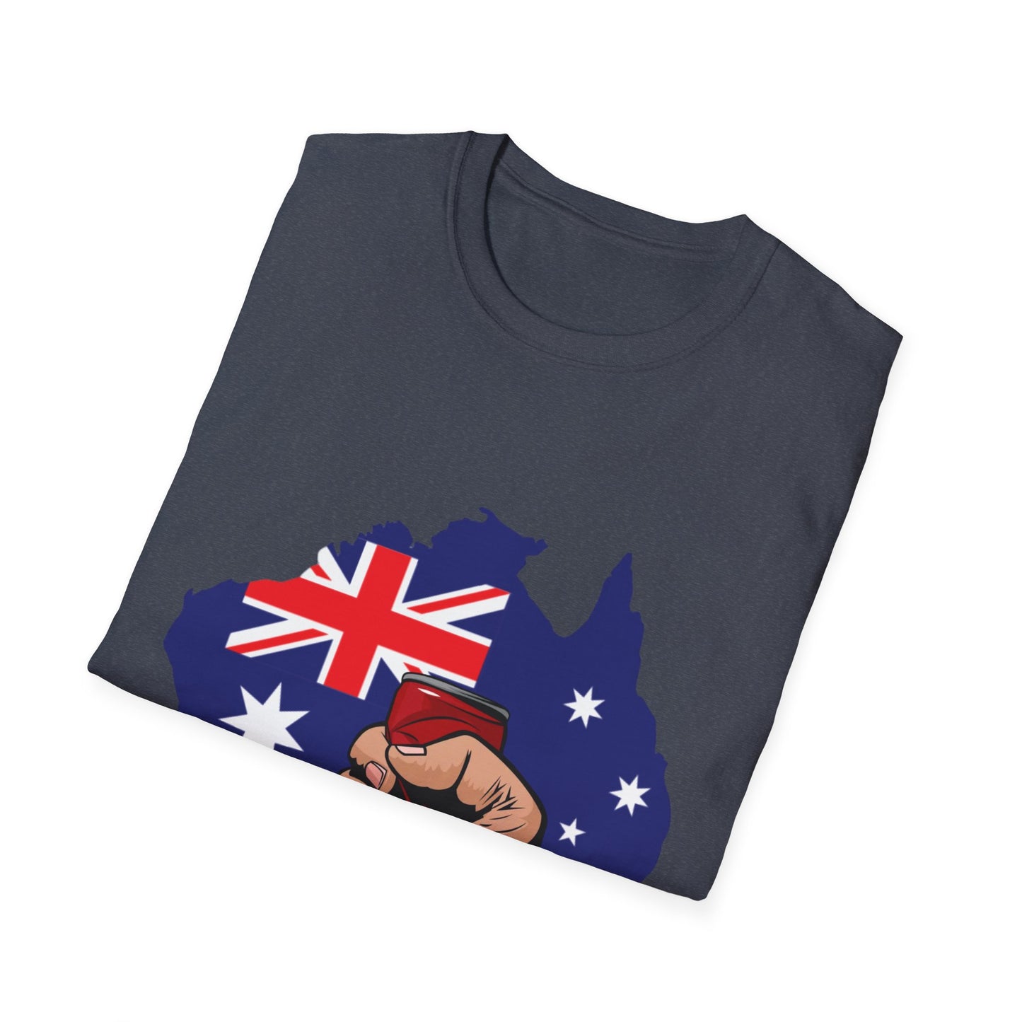 Australia Fist Flag T-Shirt — Patriotic Aussie Pride Tee