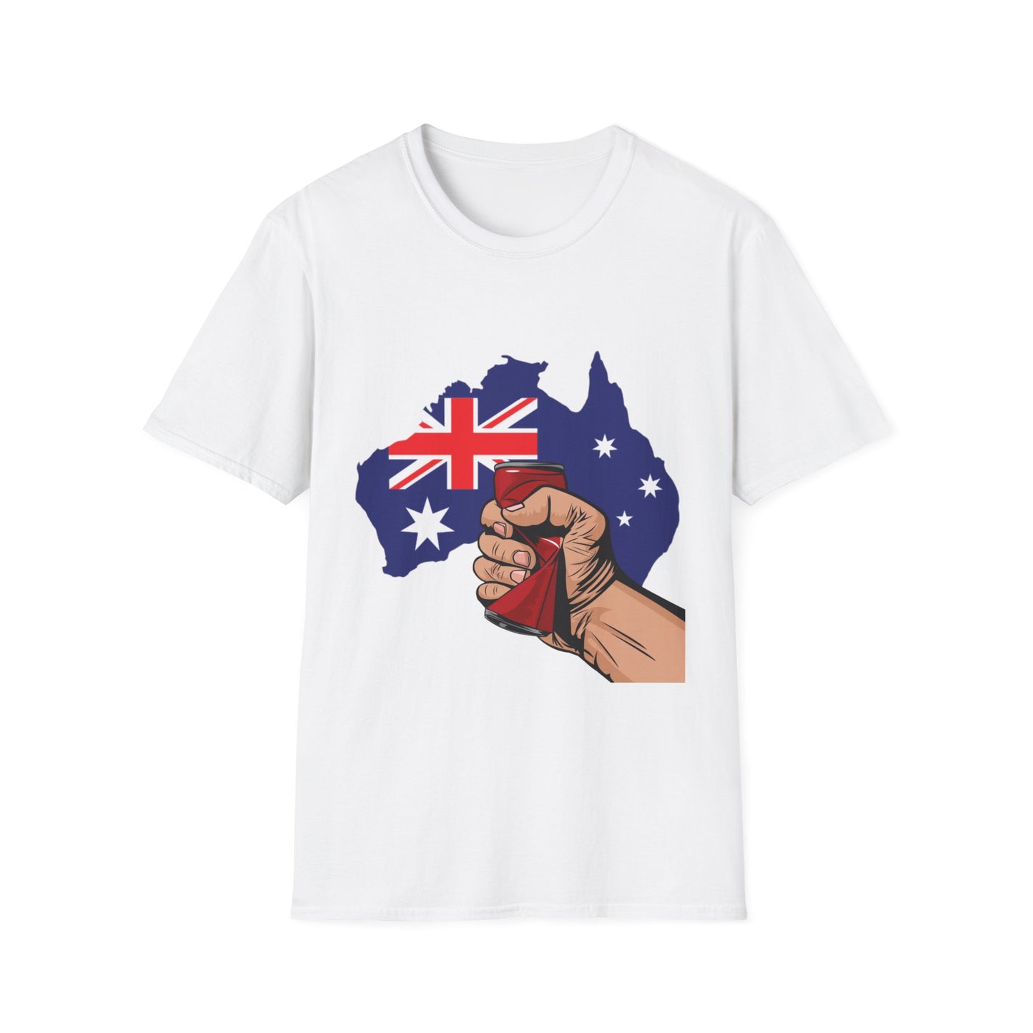 Australia Fist Flag T-Shirt — Patriotic Aussie Pride Tee