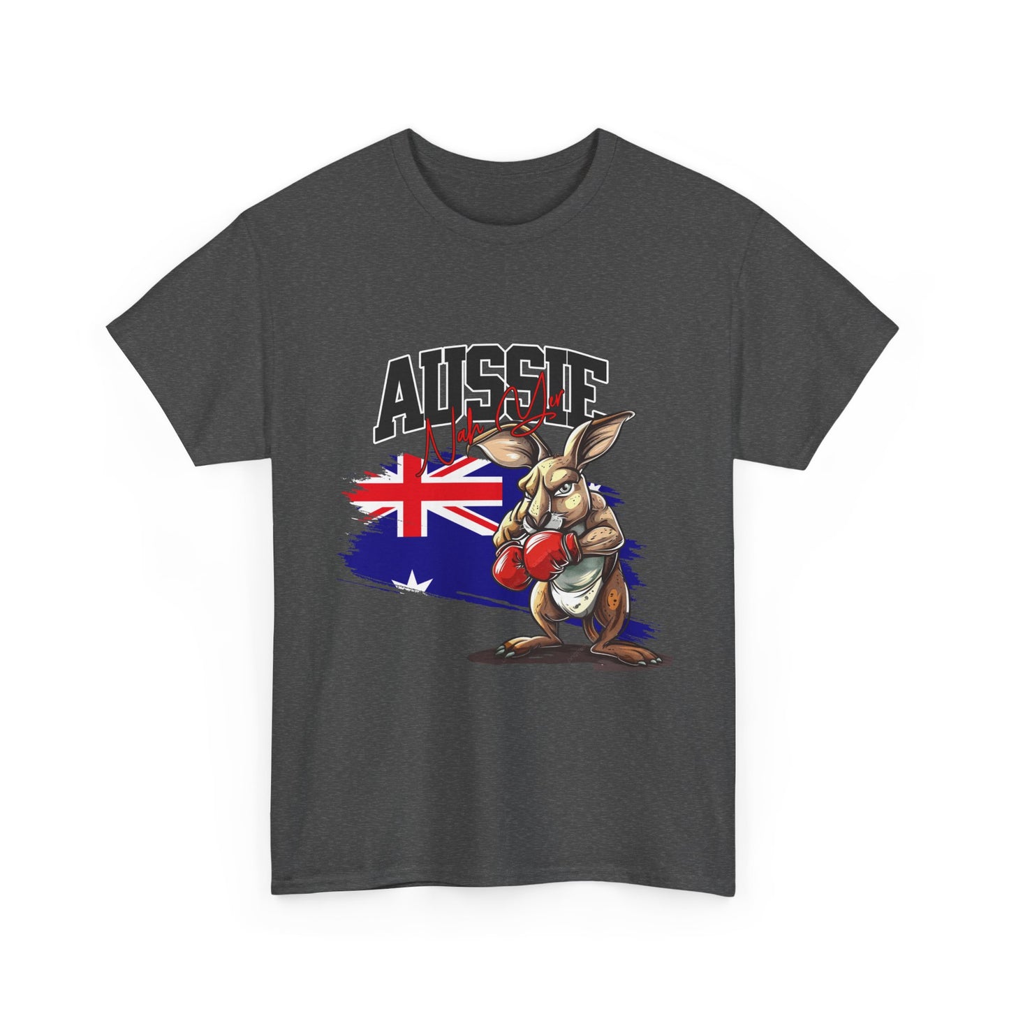 Aussie Boxing Kangaroo T-Shirt – Australian Flag Graphic Tee