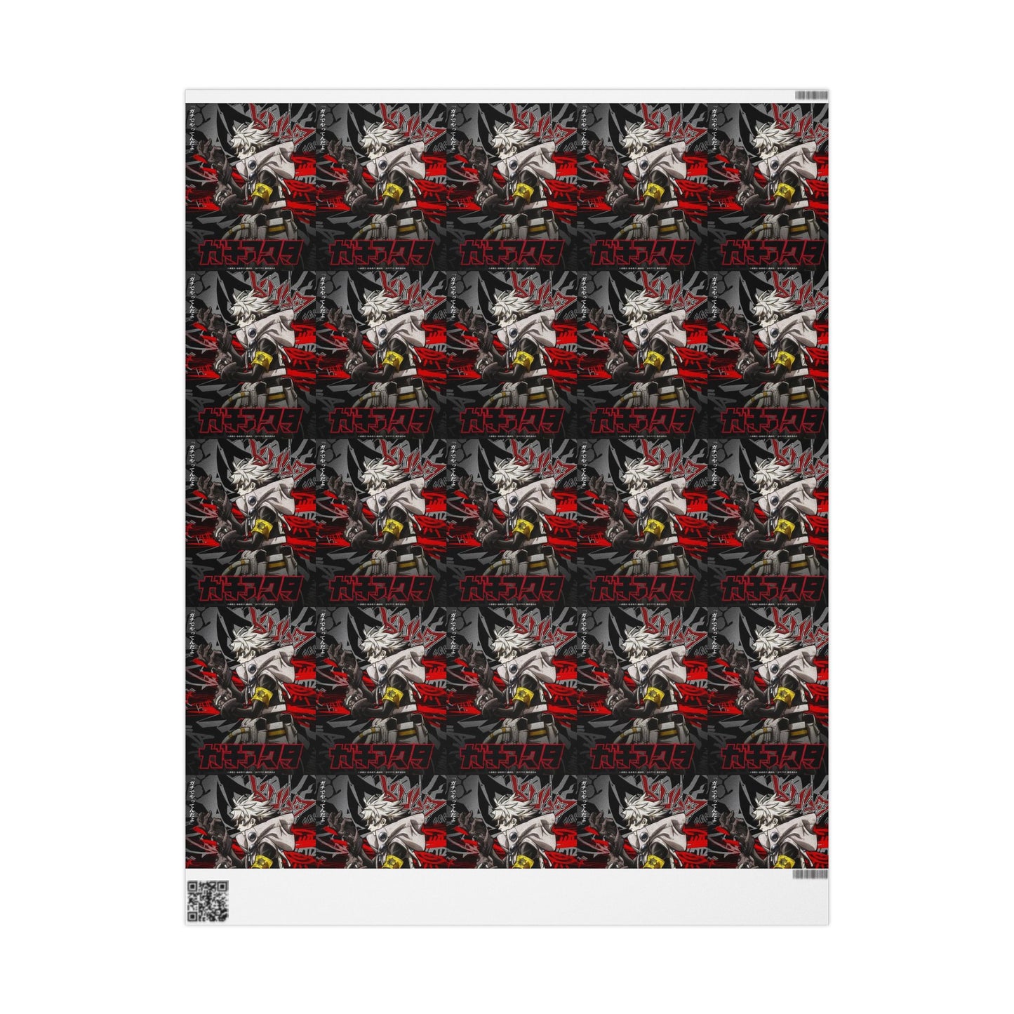 Gachiakuta Wrapping Paper | Gothic Red Black Graphic