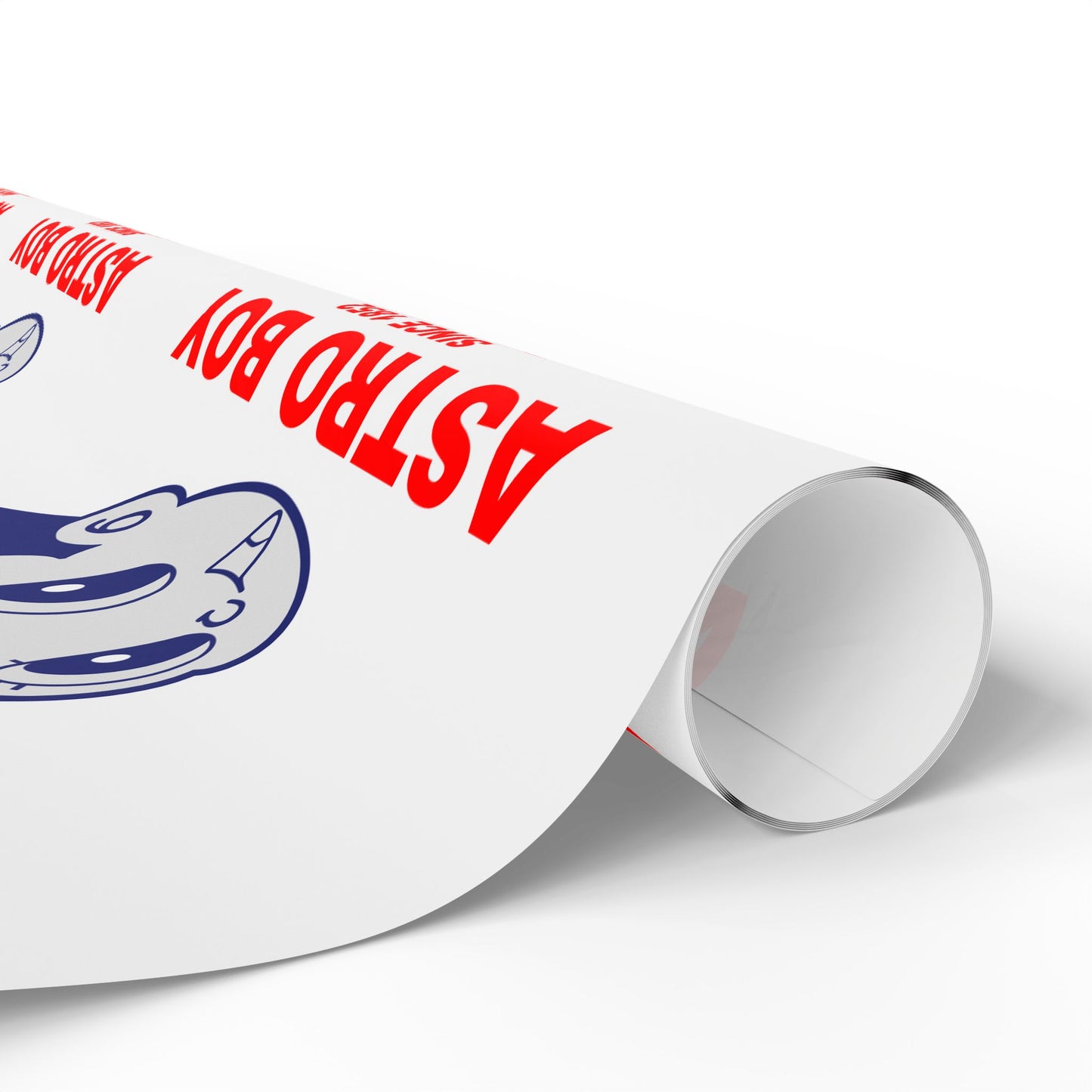 Astro Boy Retro Logo Wrapping Paper — Japanese Anime Gift Wrap