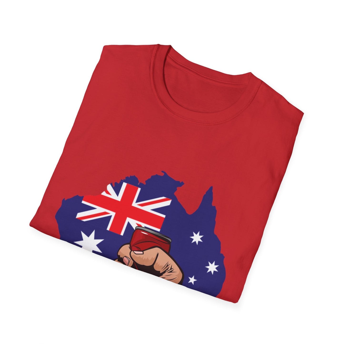 Australia Fist Flag T-Shirt — Patriotic Aussie Pride Tee