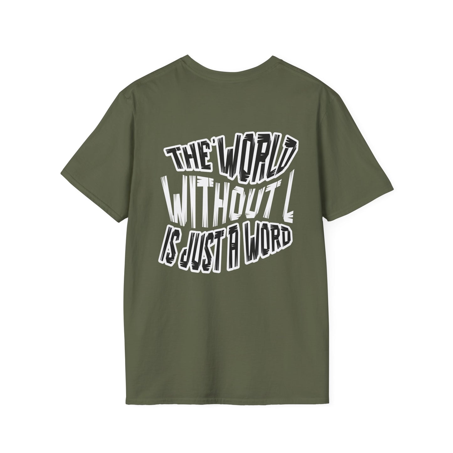Death Note T-Shirt — "The World Without L Is Just A Word" Anime Graphic Tee