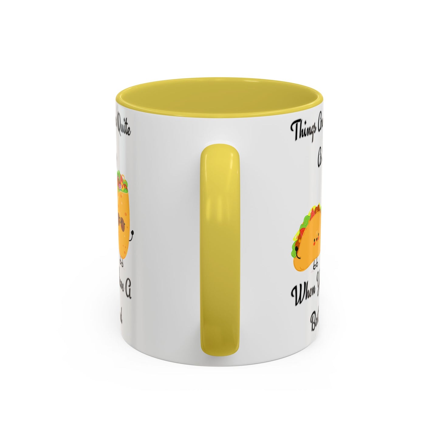 Best Friend Taco Mugs, Colorful Coffee Cups, Cute Gift for Friends