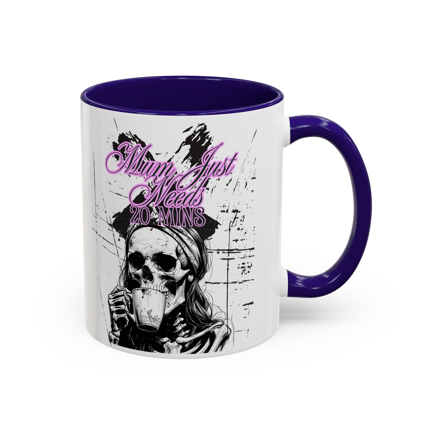 Mum Just Needs 20 min | Perfect for Coffee Lovers, Halloween Decor,