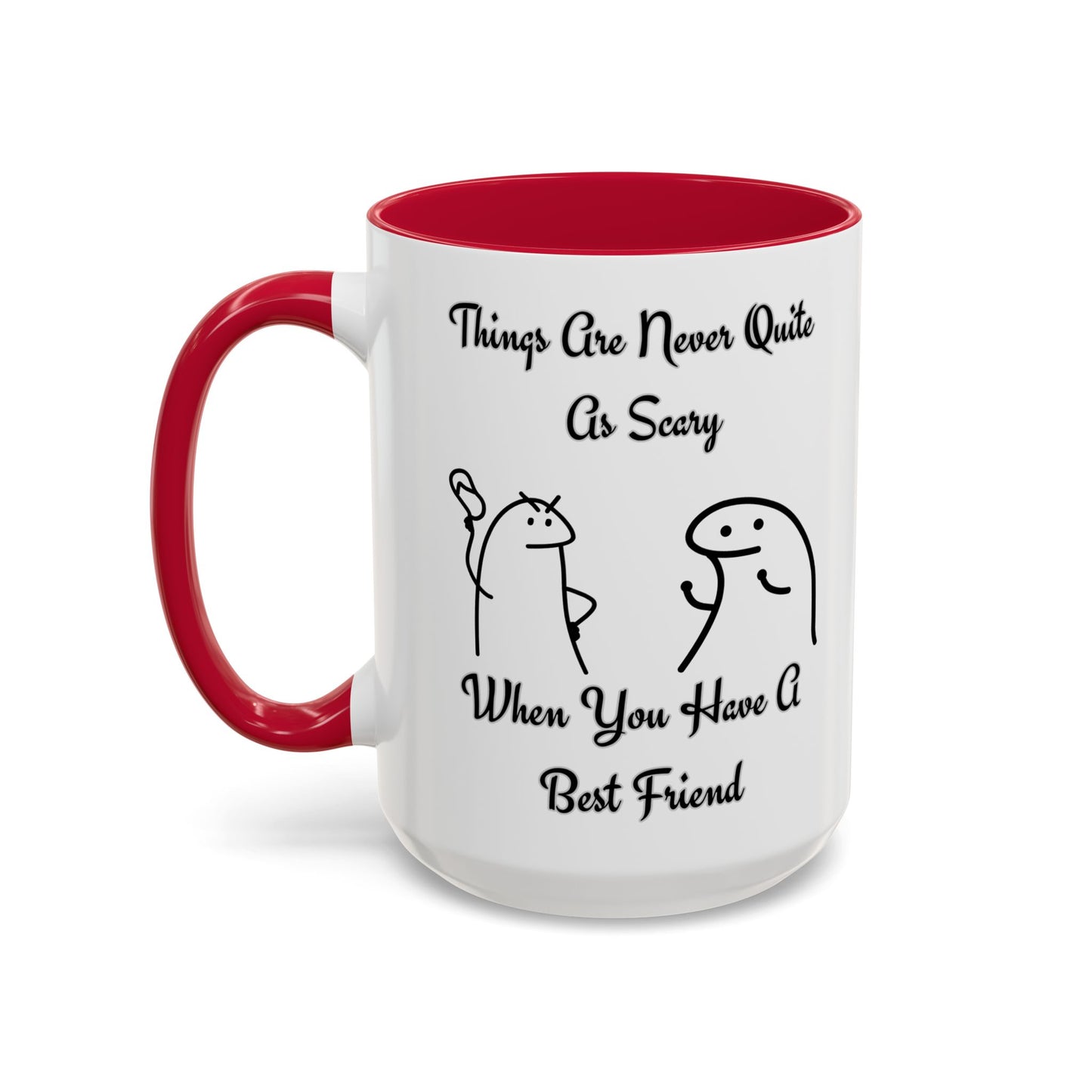 Best Friend Coffee Mug, Colorful Friendship Mug, Cute Gift for Friends