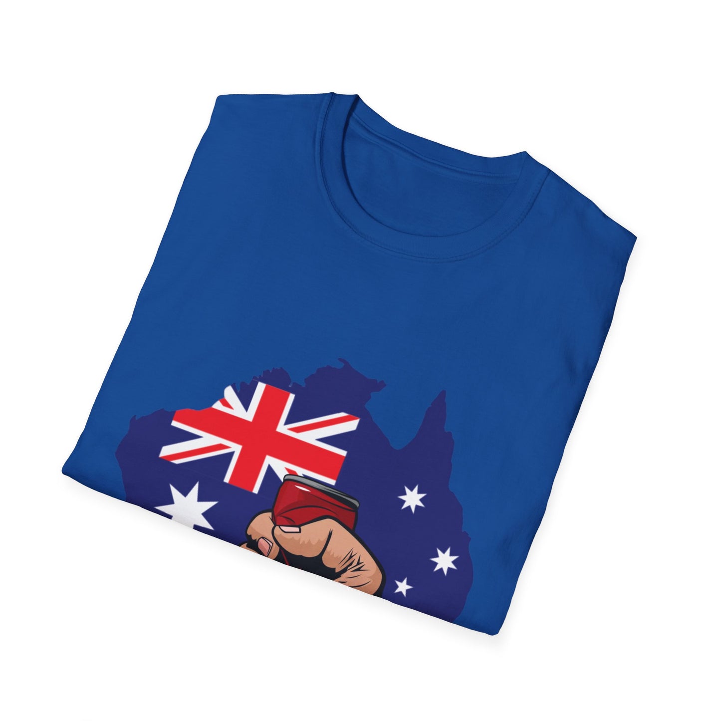 Australia Fist Flag T-Shirt — Patriotic Aussie Pride Tee