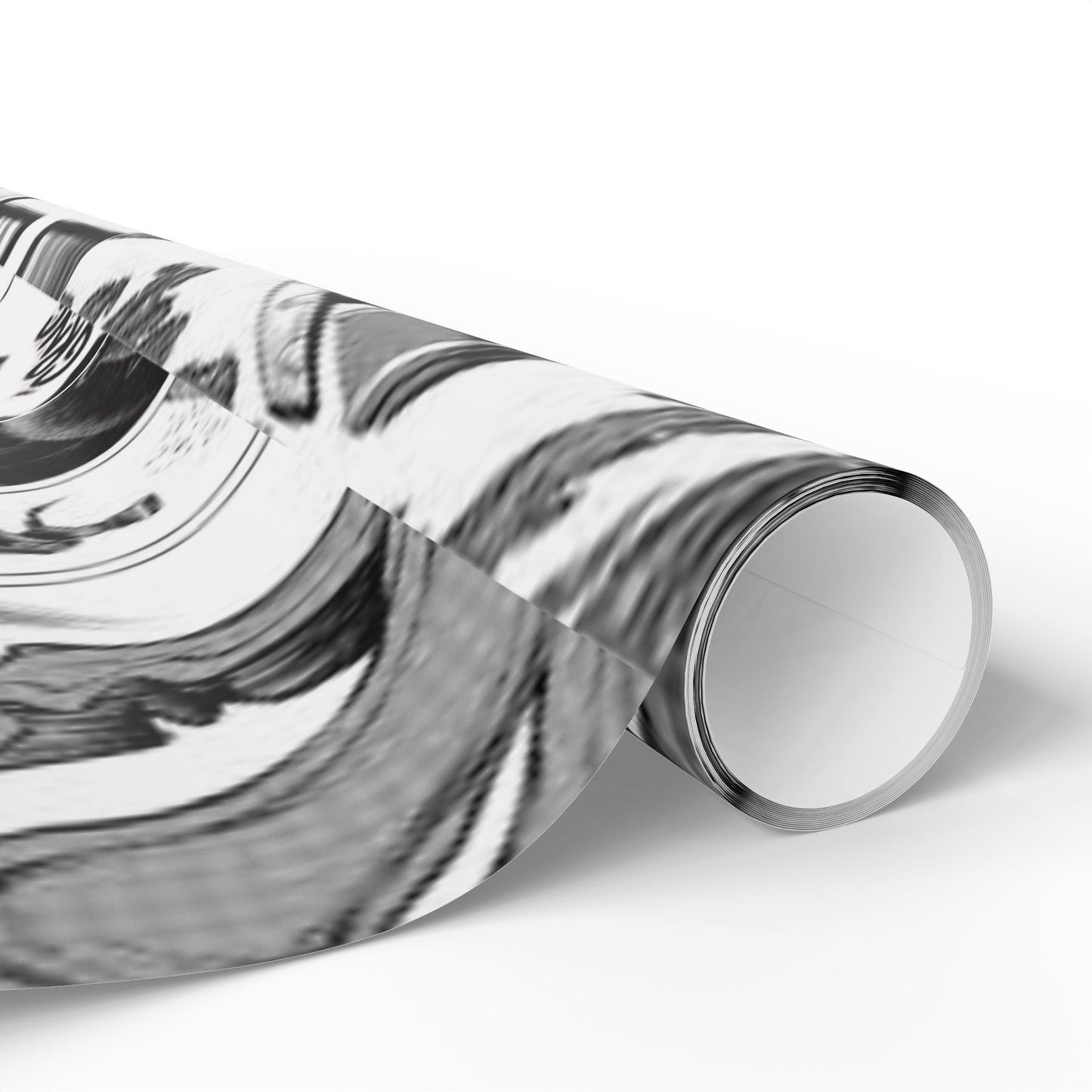 Gachiakuta Black White Abstract Marble Wrapping Papers | Modern Gift Wrap Roll