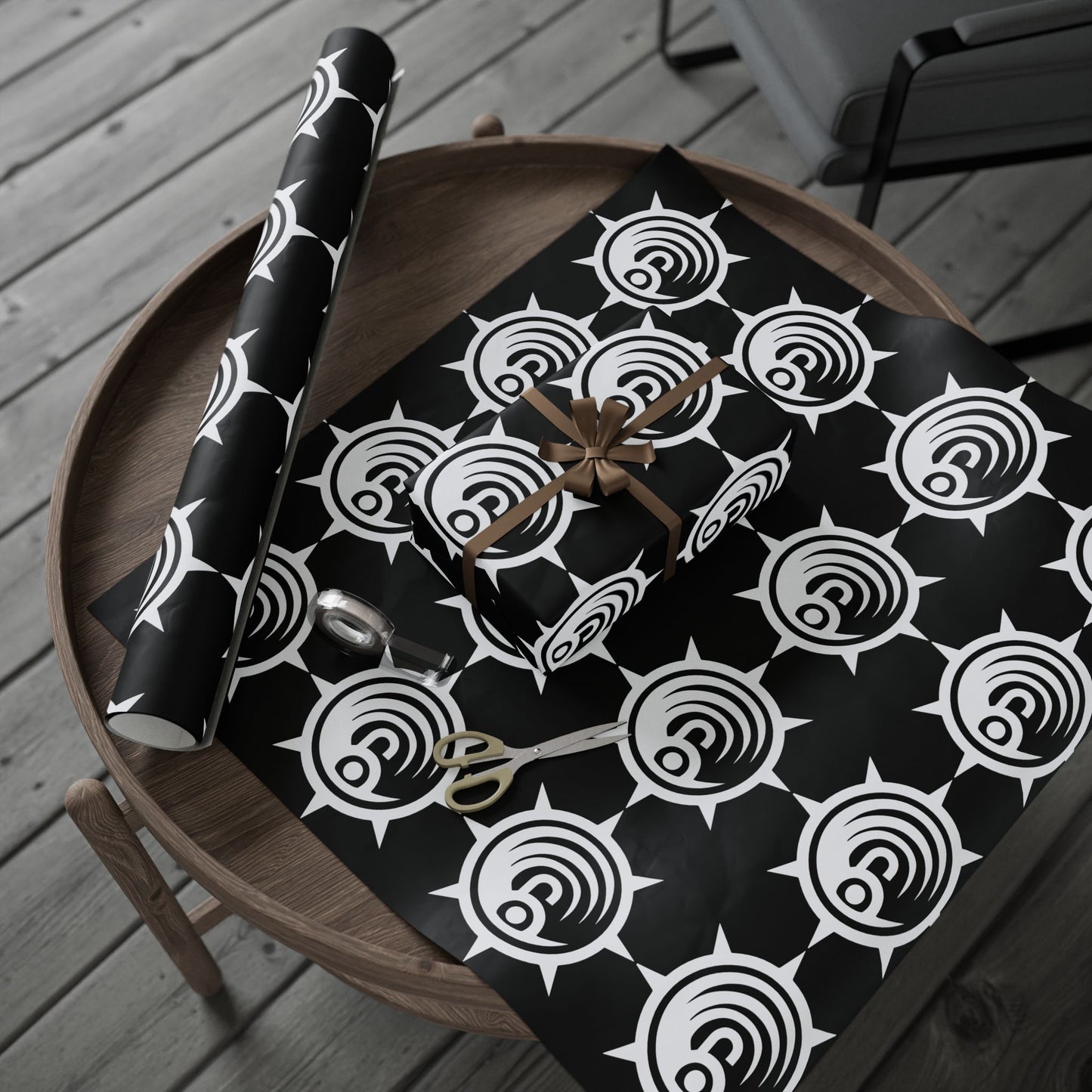 Gachiakuta Wrapping Papers | Black and White Gift Wrap Roll