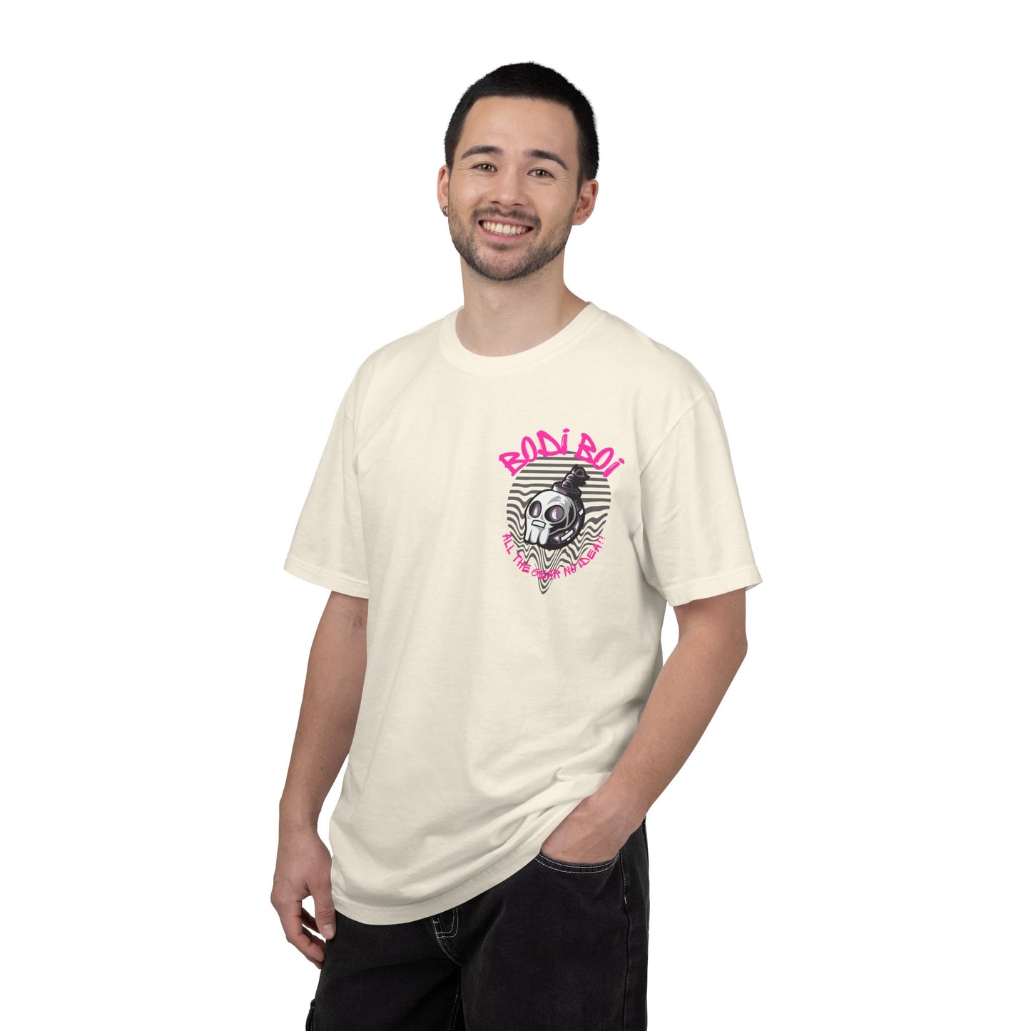 Bodi Boi Skull Graphic Unisex T-Shirt | Edgy Streetwear, Gothic Tee, Gift for Him, Halloween Apparel, Casual Wear