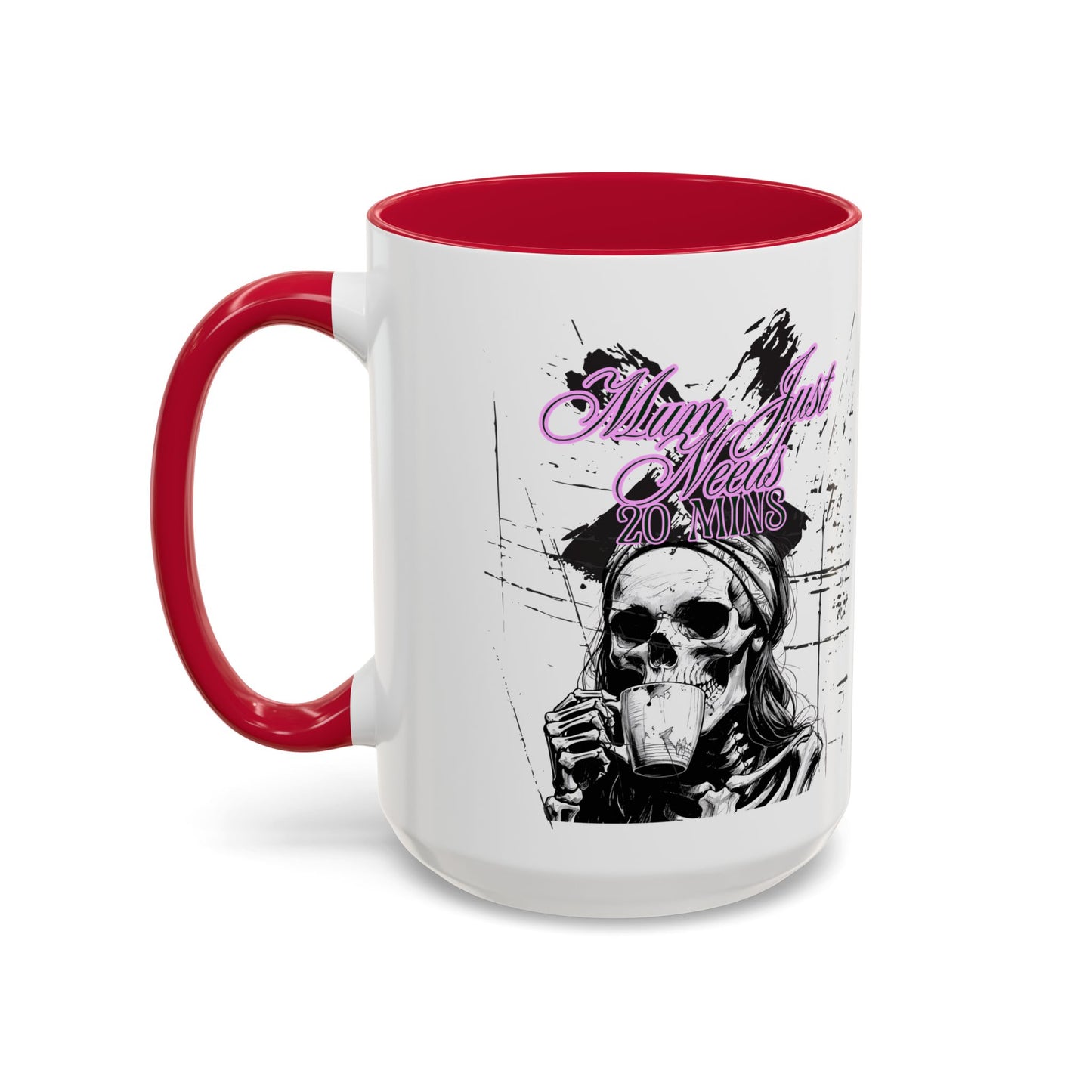 Mum Just Needs 20 min | Perfect for Coffee Lovers, Halloween Decor,