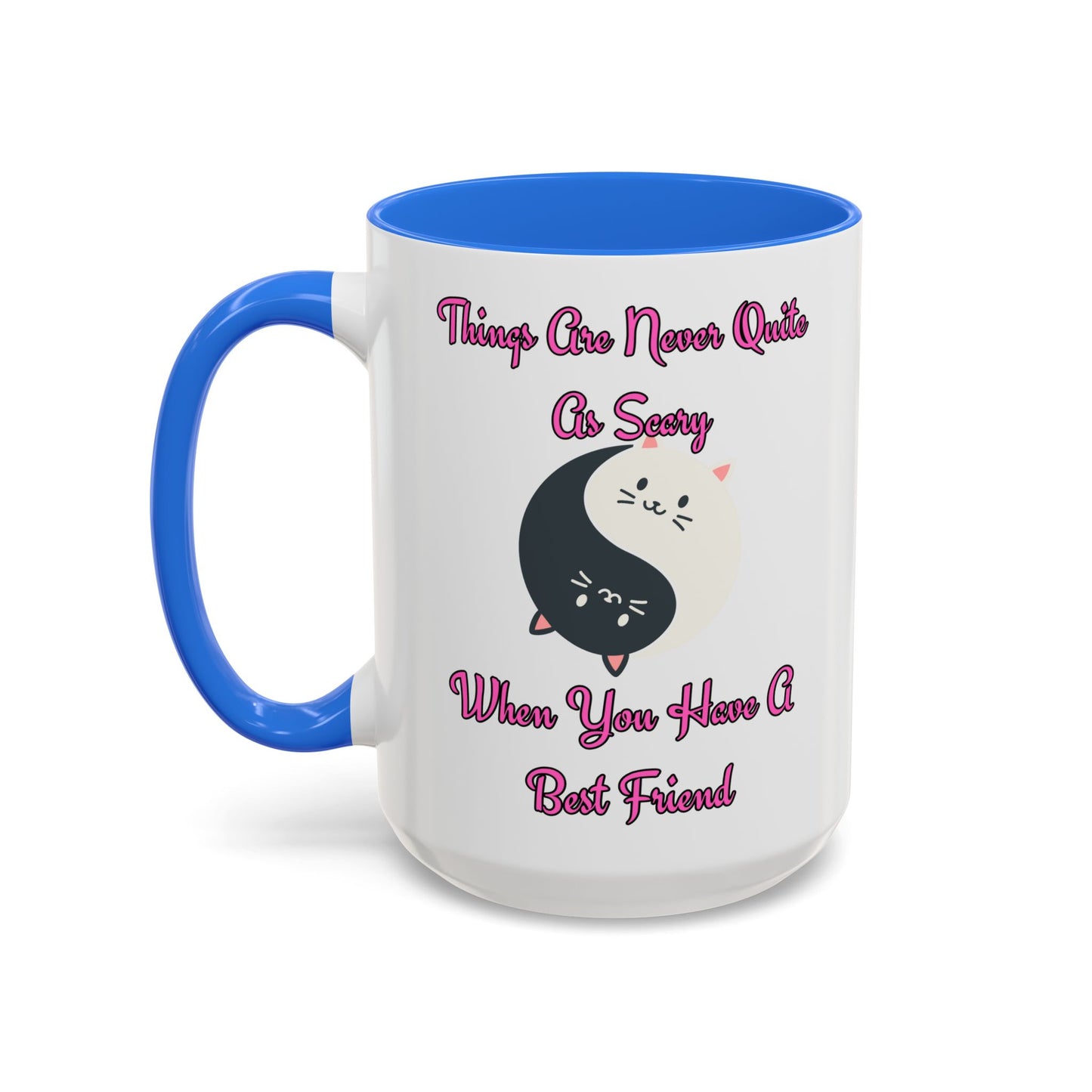 Cute Best Friend Coffee Mug Colorful Ceramic Mug for Friendship