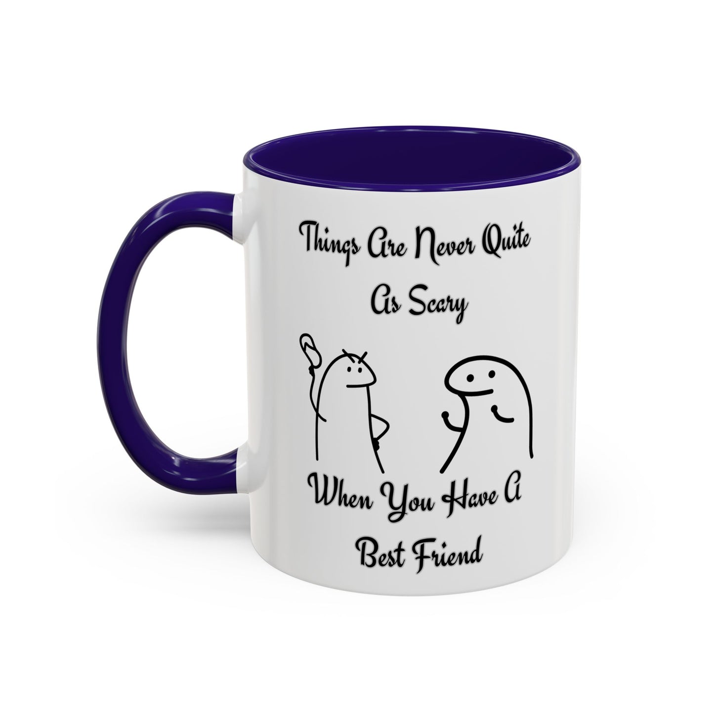 Best Friend Coffee Mug, Colorful Friendship Mug, Cute Gift for Friends