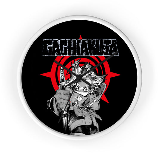 Gachiakuta Anime Character Wall Clock | Red Target Graphic, Manga Style
