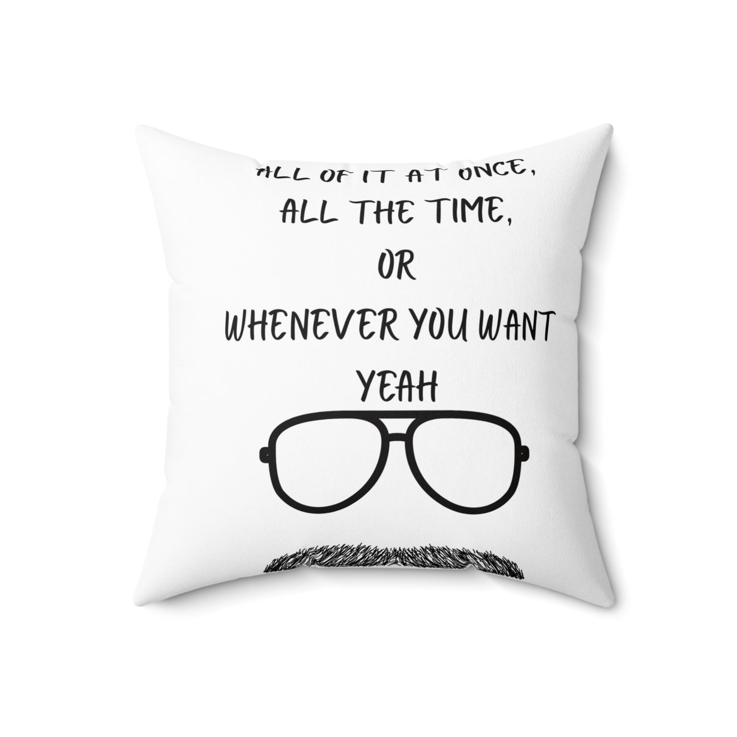 Birthday Do It Lady  Humor Square Pillow | Do It Lady! Funny Gift, Decorative Throw Pillow, Sofa Cushion, Birthday Decor, Gift for Her