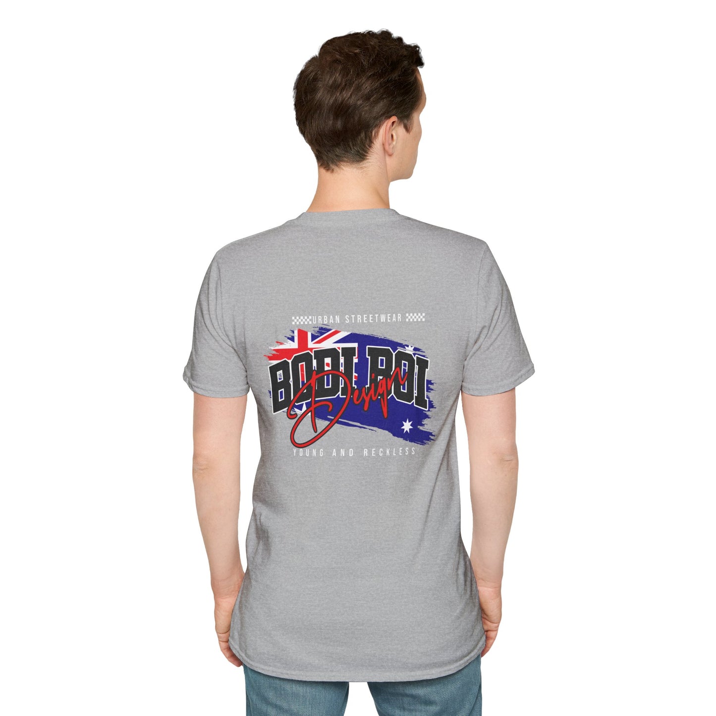 Bondi Beach T-Shirt — Australian Flag Surf Logo Tee