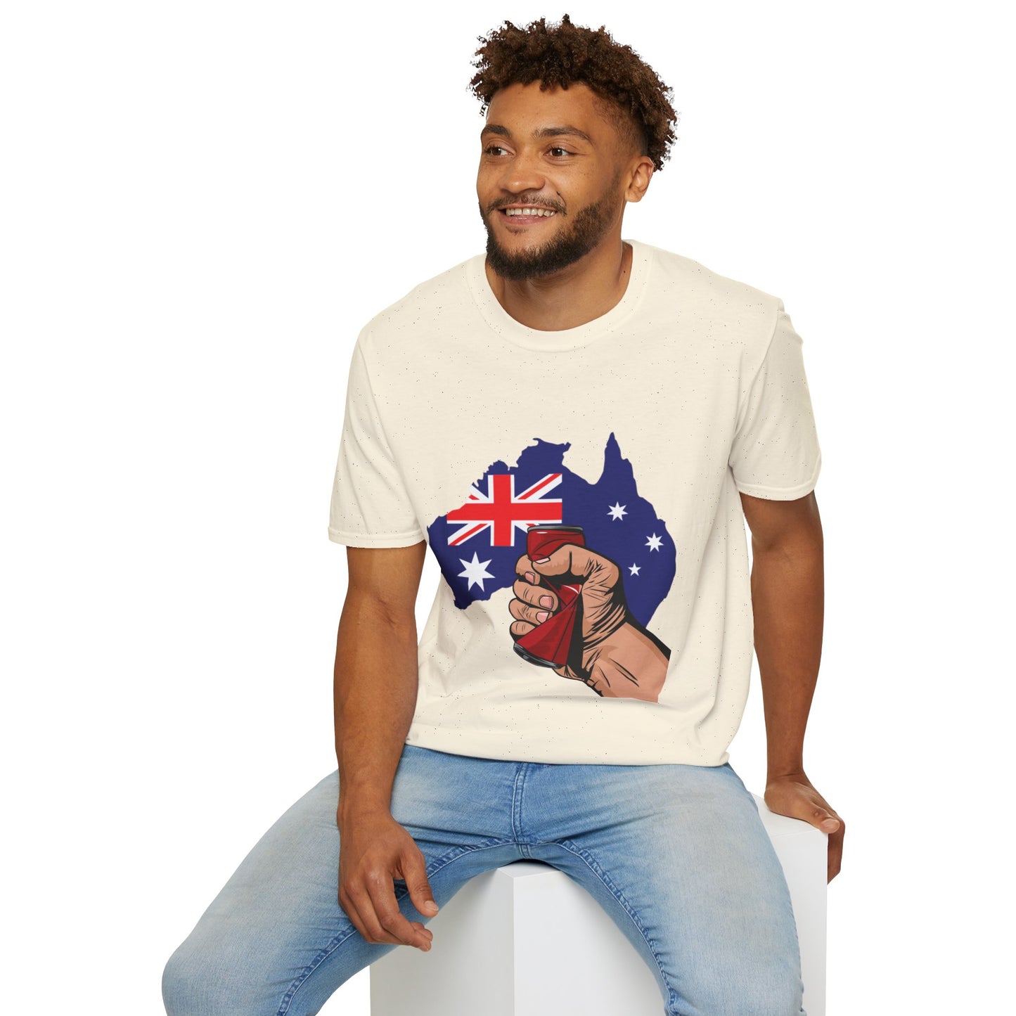 Australia Fist Flag T-Shirt — Patriotic Aussie Pride Tee