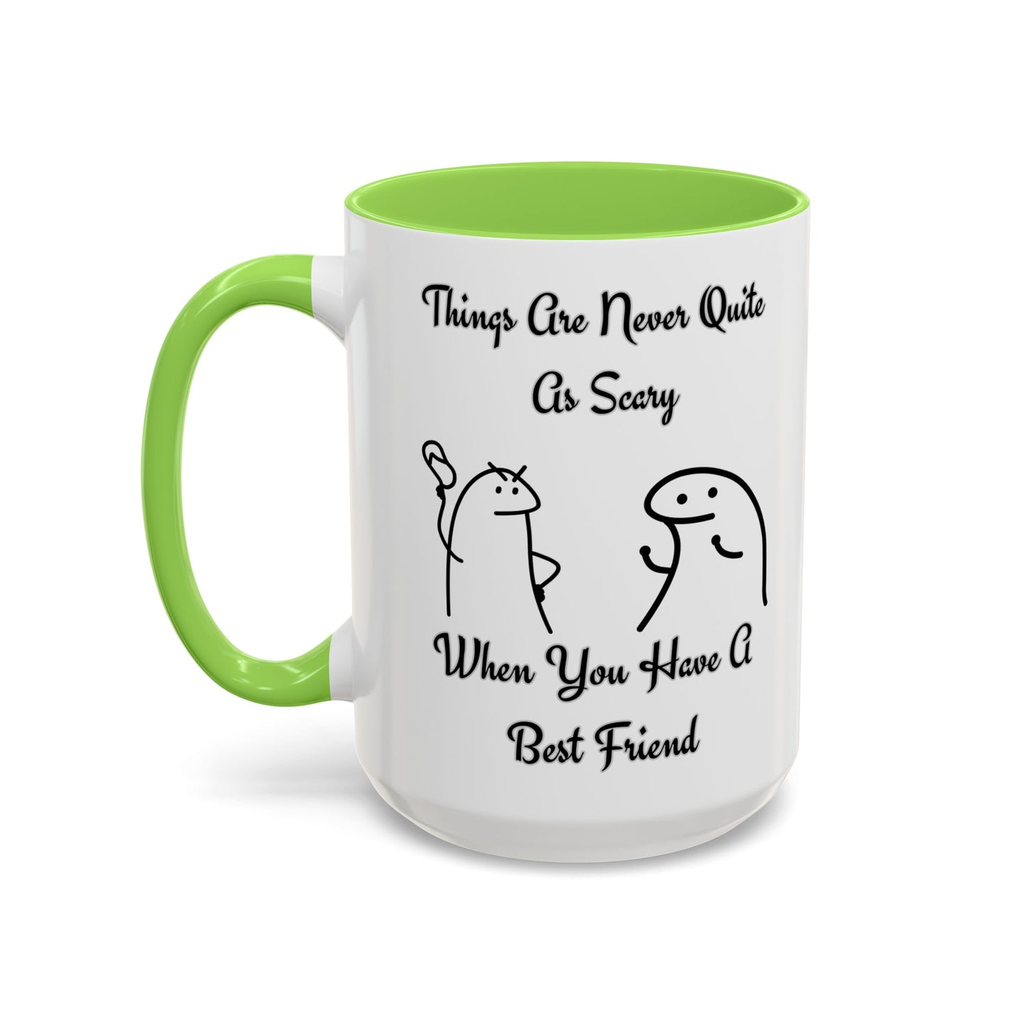 Best Friend Coffee Mug, Colorful Friendship Mug, Cute Gift for Friends