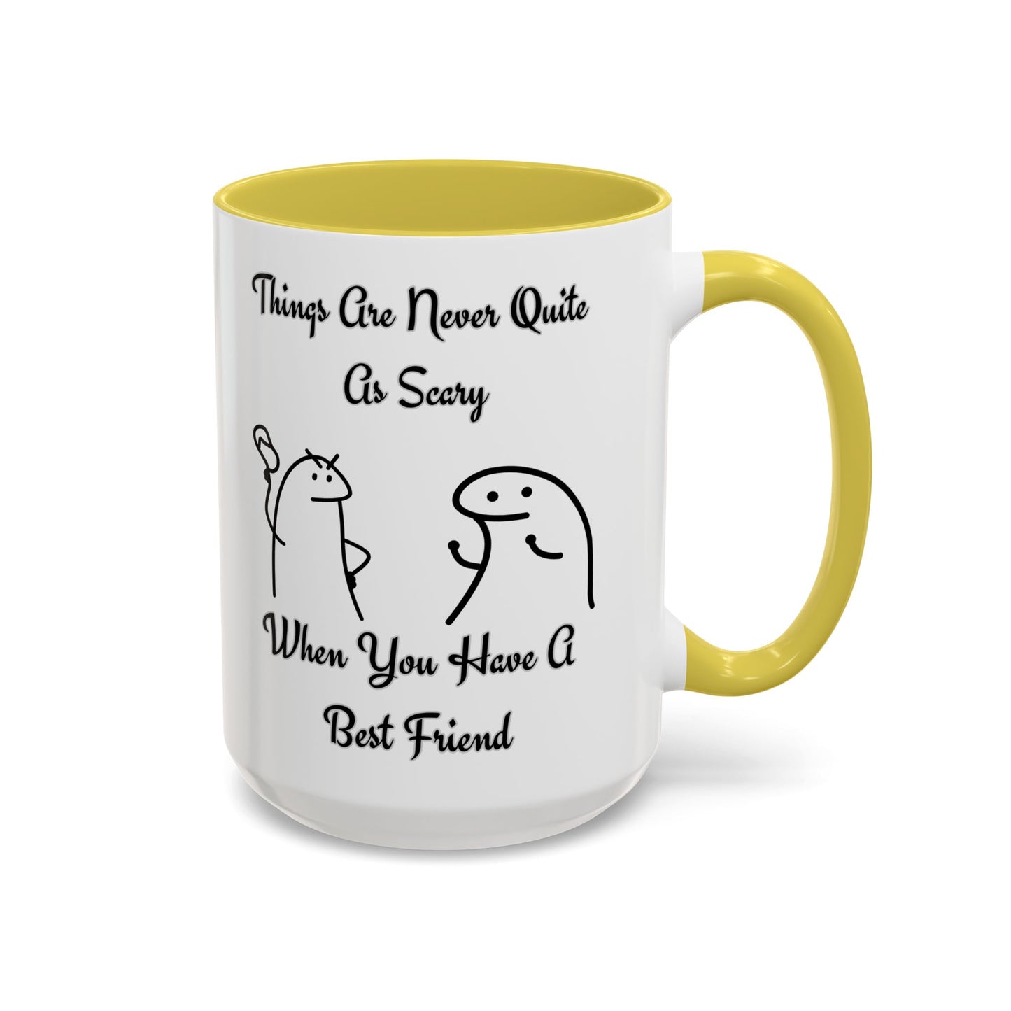 Best Friend Coffee Mug, Colorful Friendship Mug, Cute Gift for Friends