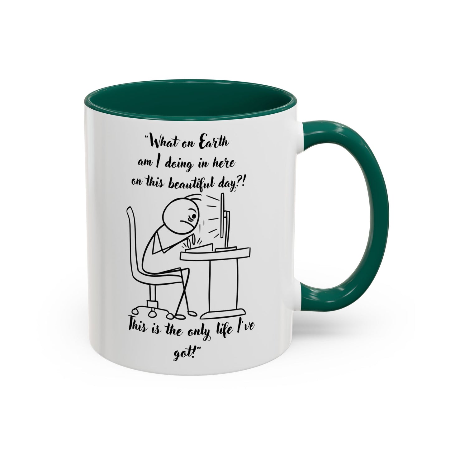 What am I doing here Coffee Mug | Fun Gift for Cat Lovers,