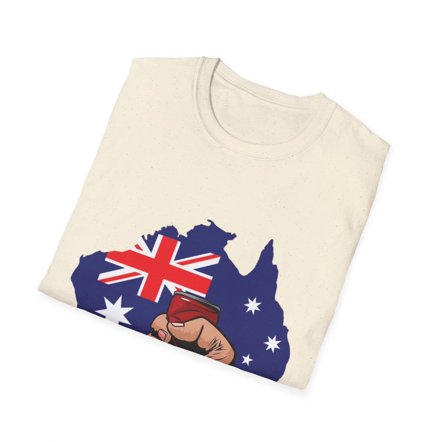 Australia Fist Flag T-Shirt — Patriotic Aussie Pride Tee
