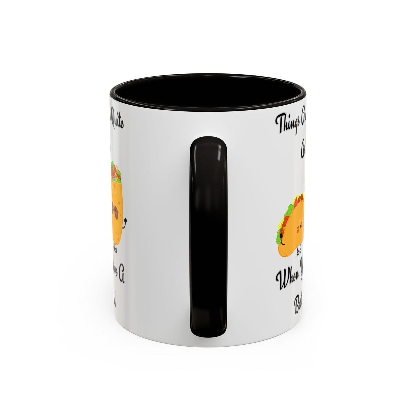 Best Friend Taco Mugs, Colorful Coffee Cups, Cute Gift for Friends