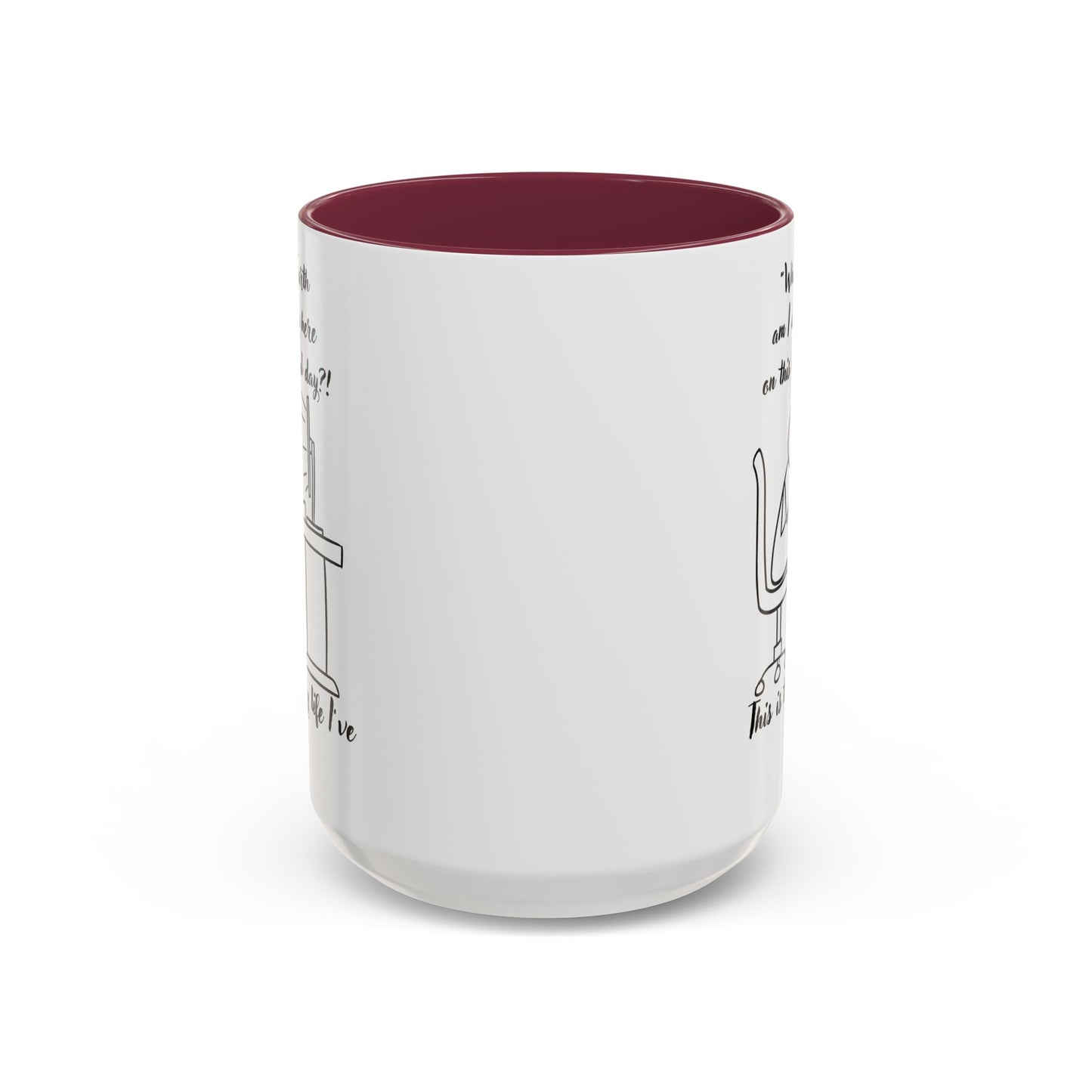 What am I doing here Coffee Mug | Fun Gift for Cat Lovers,