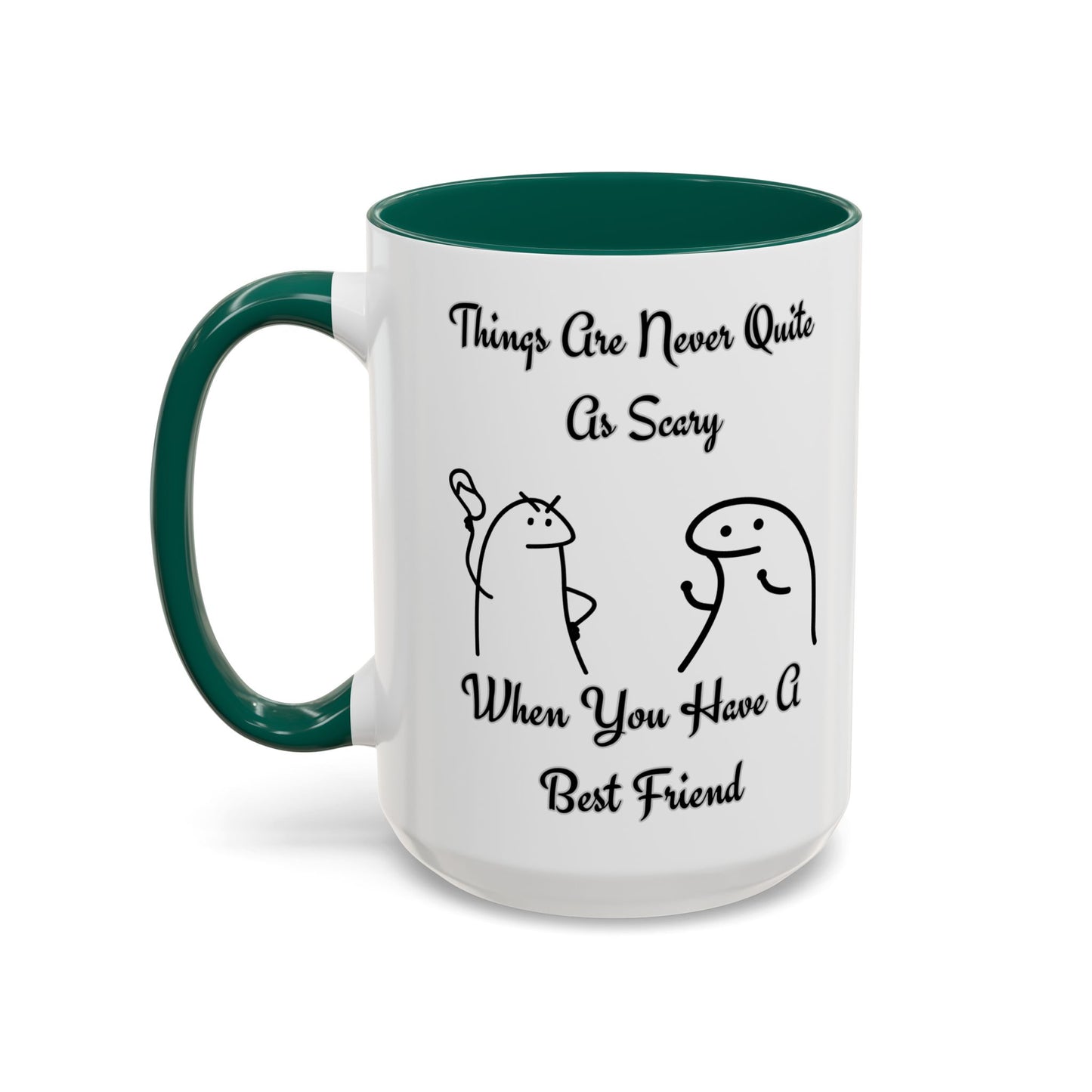 Best Friend Coffee Mug, Colorful Friendship Mug, Cute Gift for Friends
