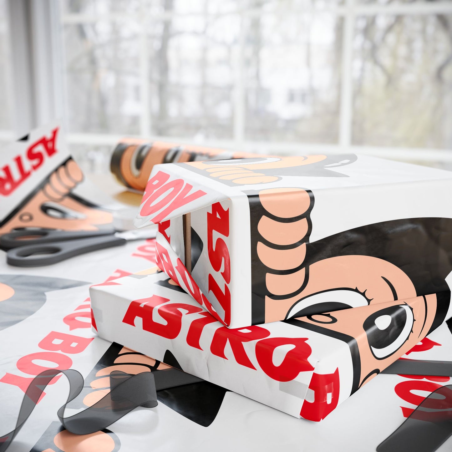 Astro Boy Wrapping Paper Roll — Retro Anime Gift Wrap for Fans & Holidays