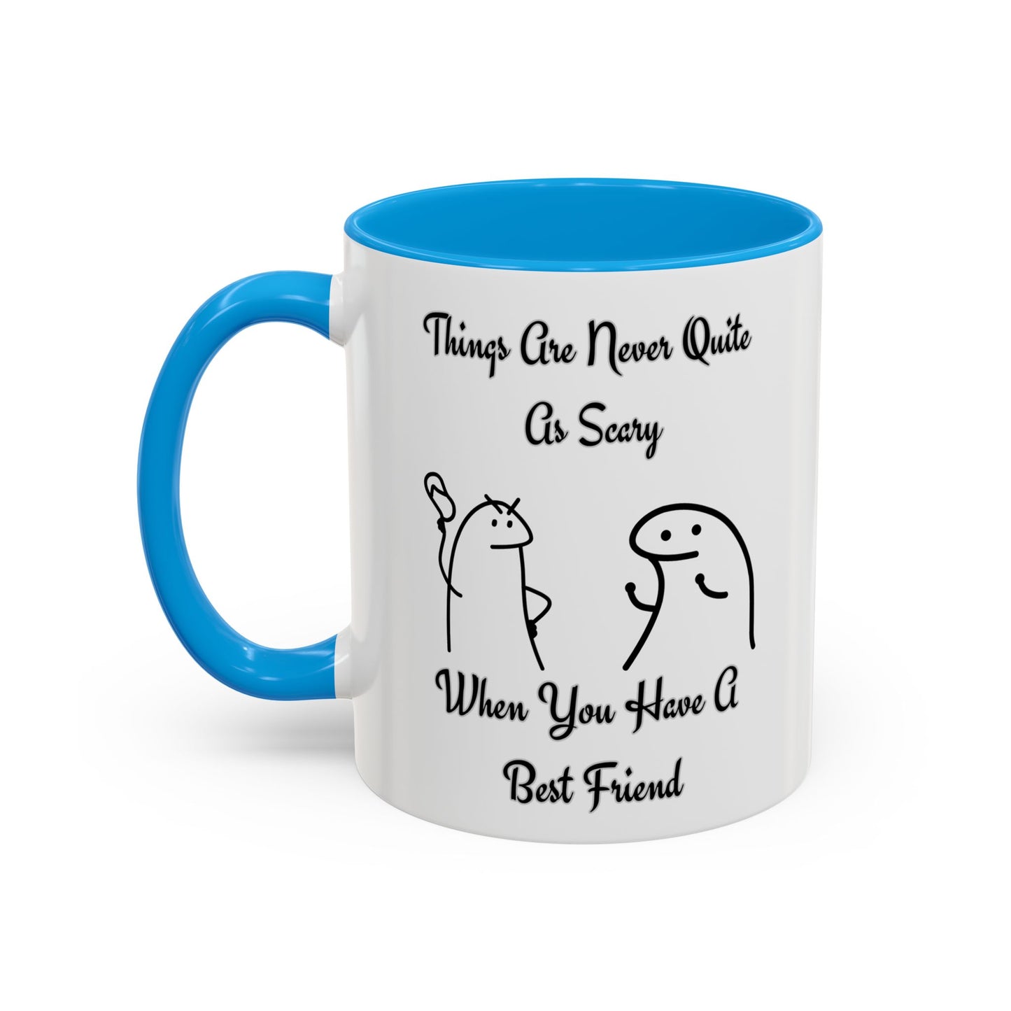 Best Friend Coffee Mug, Colorful Friendship Mug, Cute Gift for Friends