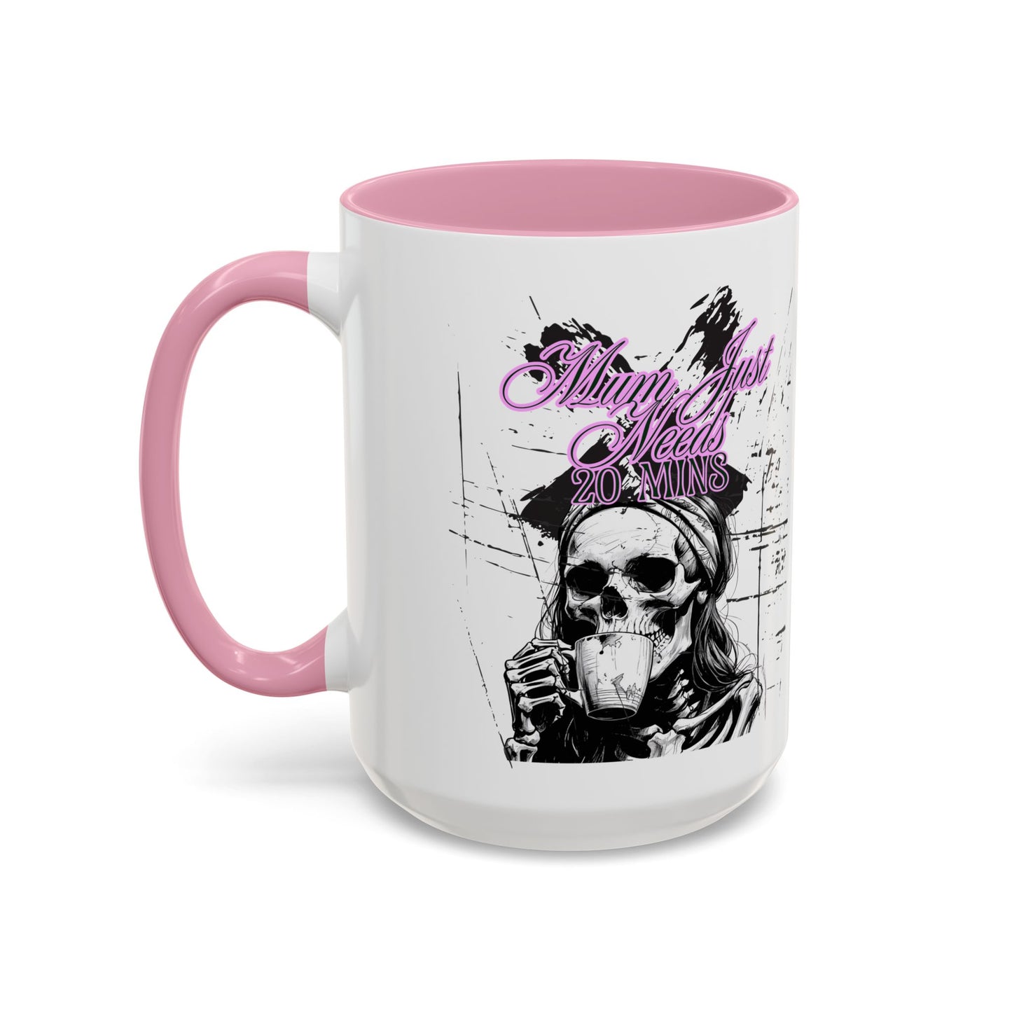 Mum Just Needs 20 min | Perfect for Coffee Lovers, Halloween Decor,