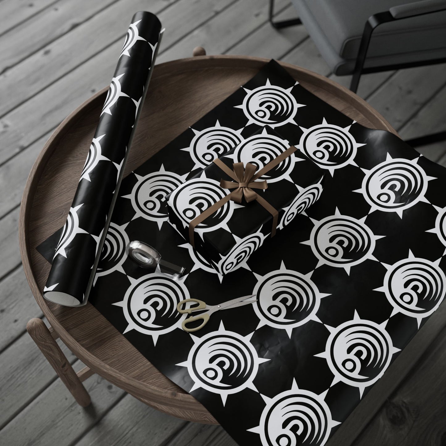 Gachiakuta Wrapping Papers | Black and White Gift Wrap Roll