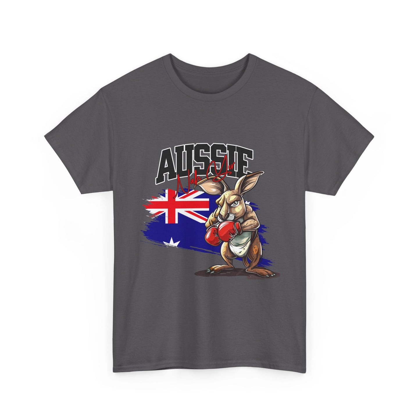 Aussie Boxing Kangaroo T-Shirt – Australian Flag Graphic Tee