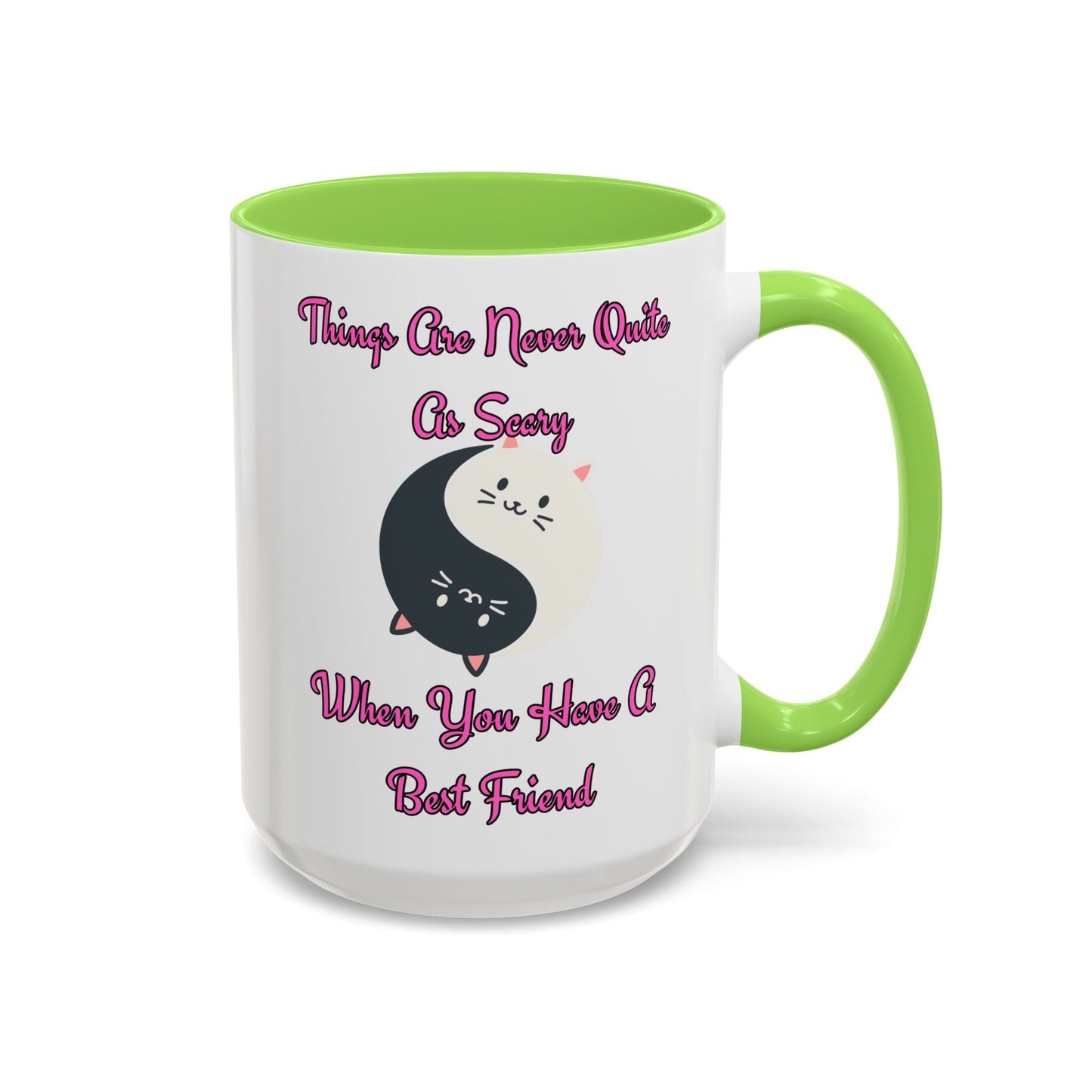 Cute Best Friend Coffee Mug | Colorful Ceramic Mug for Friendship | Gift for Besties, Birthdays, Friendship Day, Cute Mug