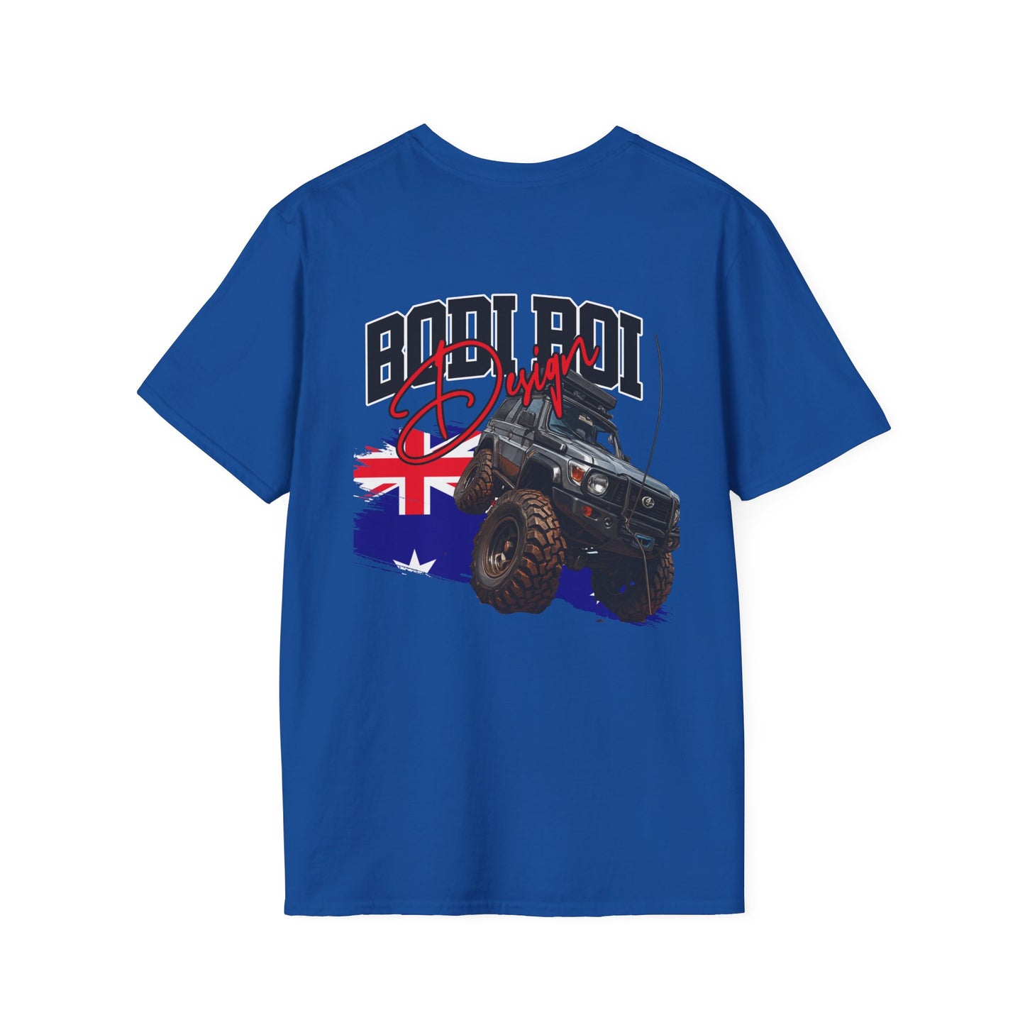 4x4 Offroad T-Shirt — "Bold Boy" Australia Flag Truck Graphic