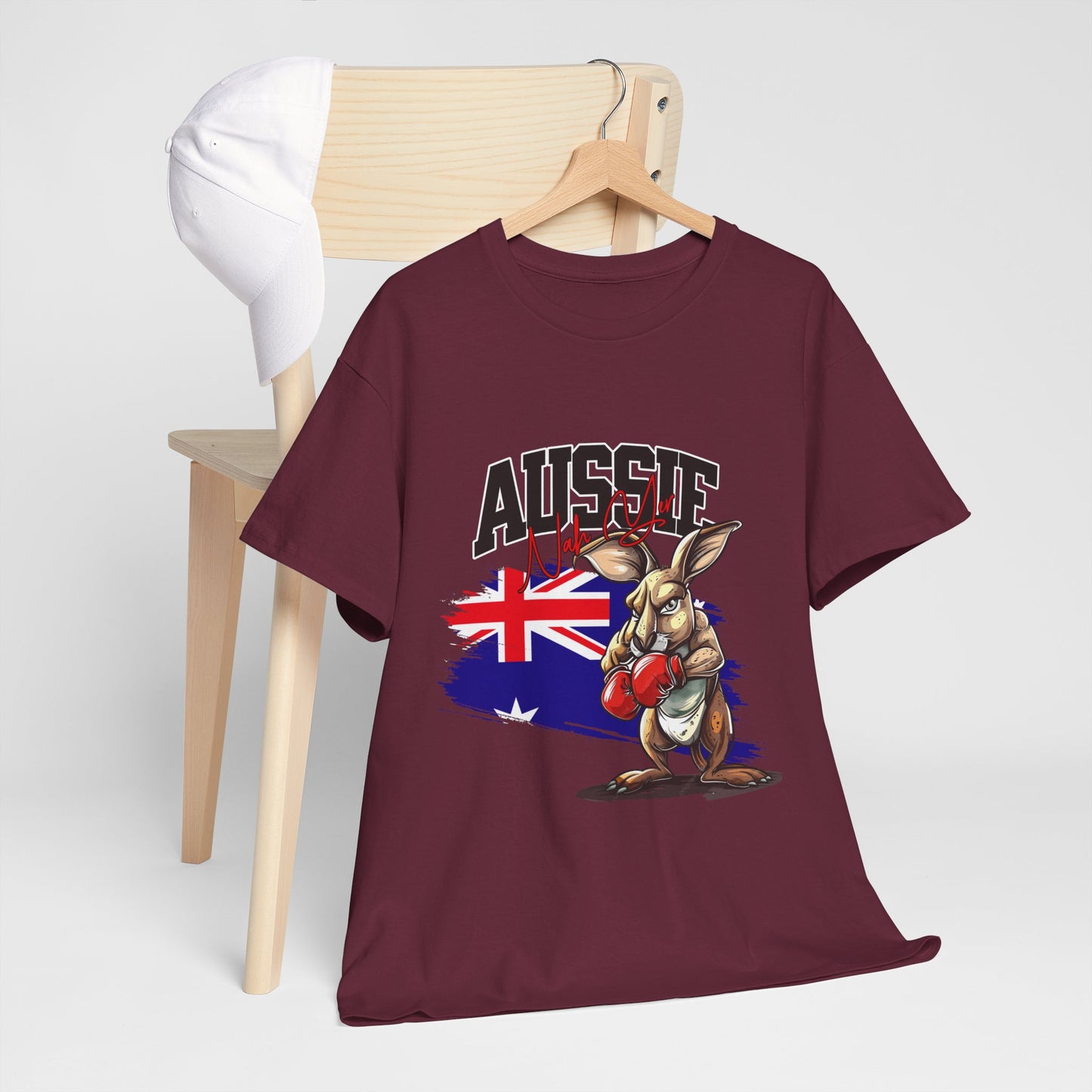 Aussie Boxing Kangaroo T-Shirt – Australian Flag Graphic Tee
