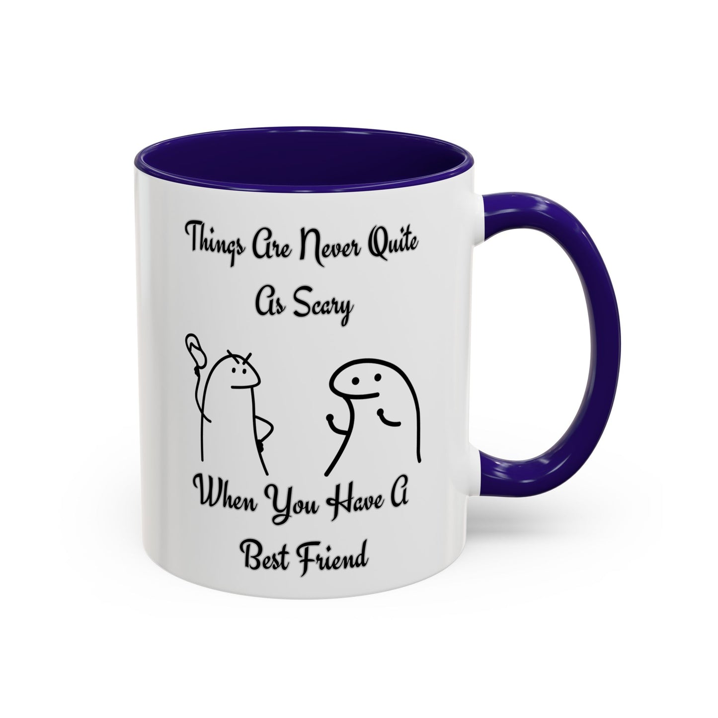 Best Friend Coffee Mug, Colorful Friendship Mug, Cute Gift for Friends