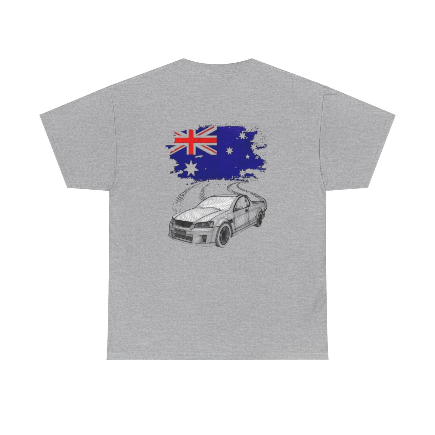Aussie Car Lover Unisex Heavy Cotton Tee, Car Enthusiast T-Shirt, Aussie Pride Shirt, Automotive Gift, Casual Wear Tee