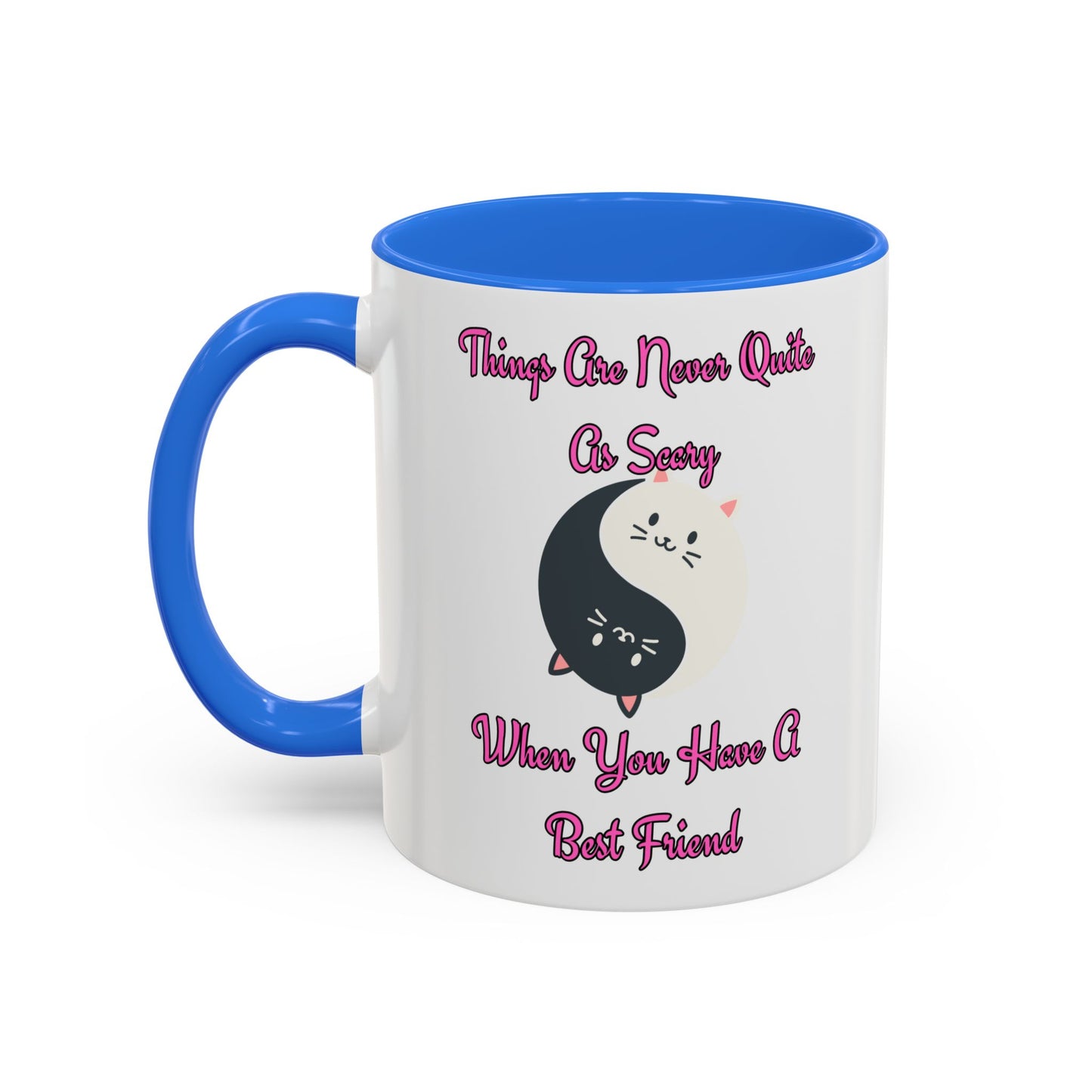 Cute Best Friend Coffee Mug | Colorful Ceramic Mug for Friendship | Gift for Besties, Birthdays, Friendship Day, Cute Mug