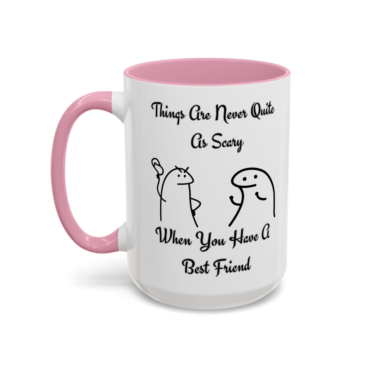 Best Friend Coffee Mug, Colorful Friendship Mug, Cute Gift for Friends