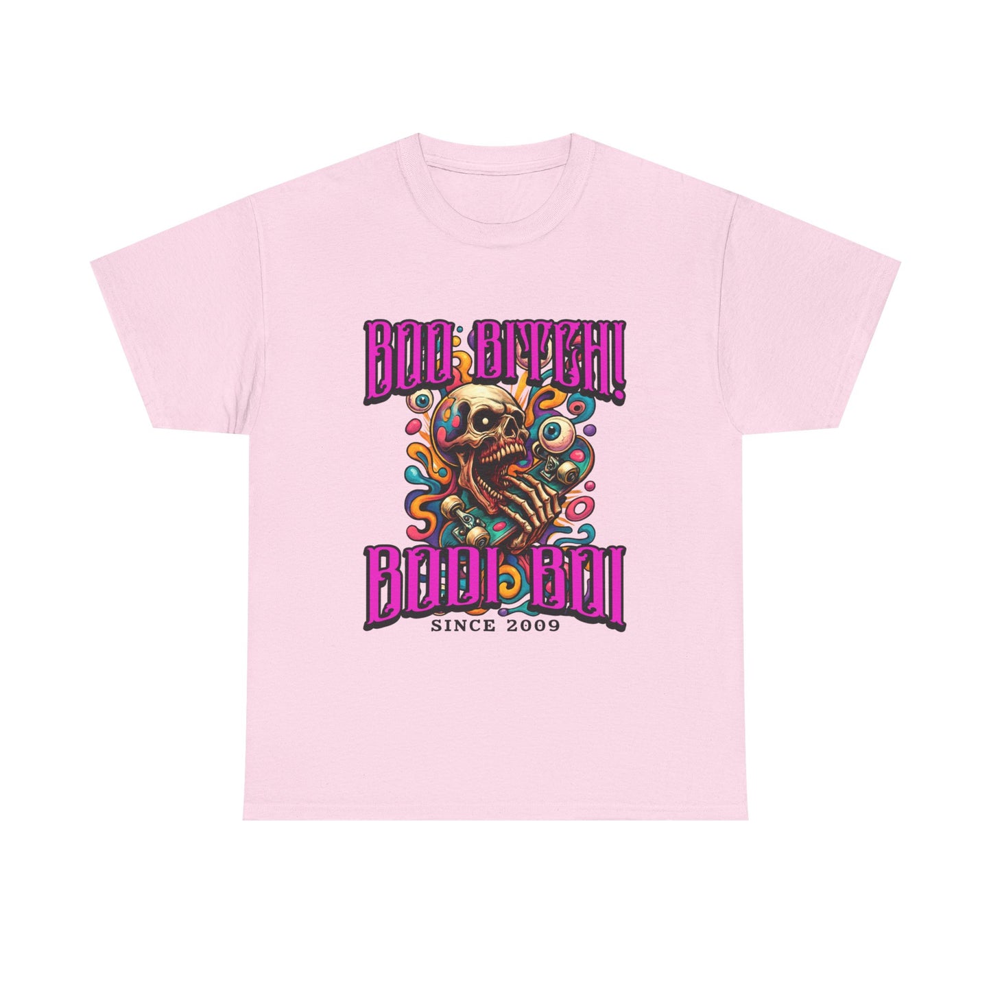 Skull Art Unisex Heavy Cotton Tee, Casual Wear, Graphic Tee, Festival Fashion, Unique Gift Idea, Everyday T-Shirt